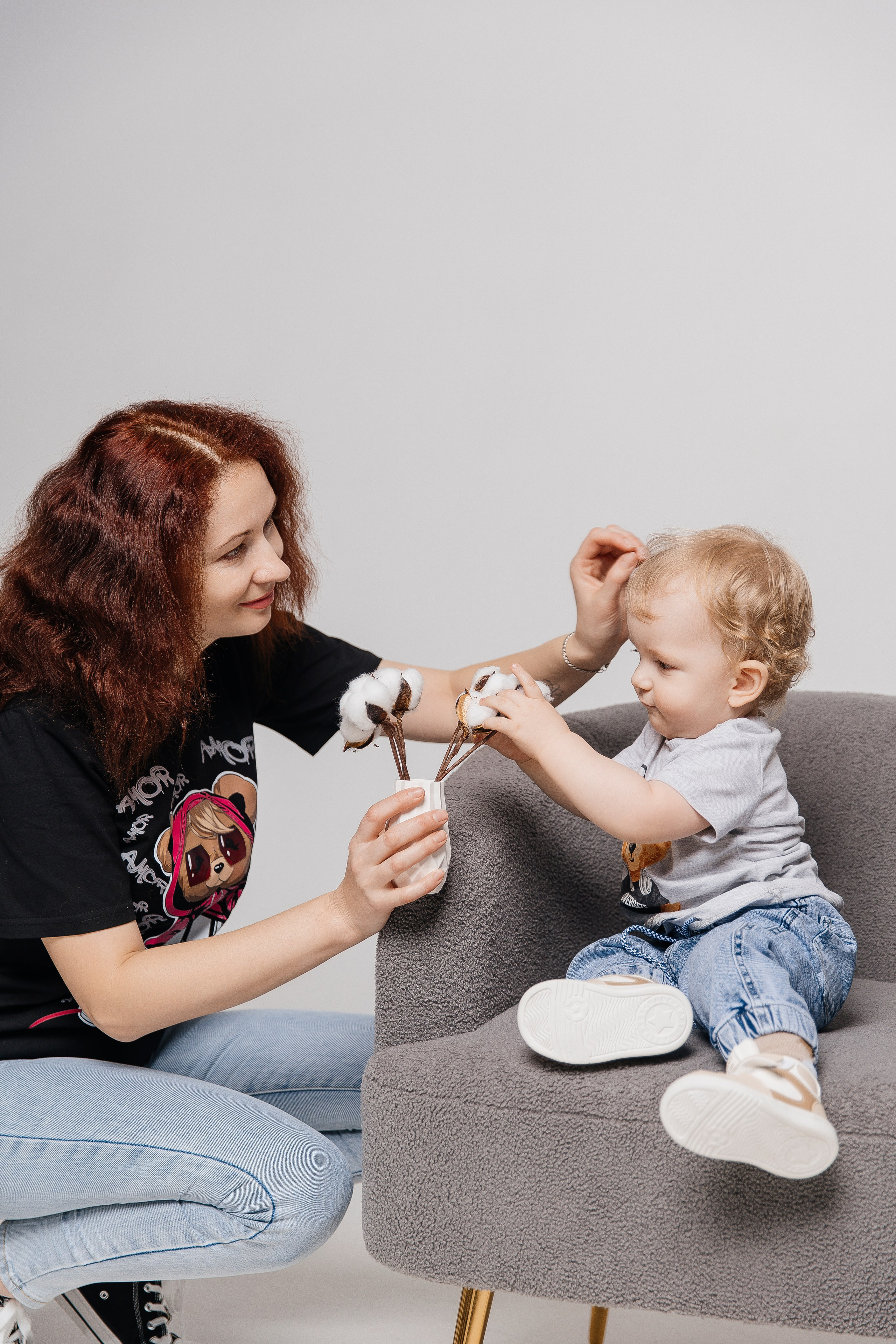 Семейная в студии 2. Семейный и Детский фотограф г. Москва, г. Борисоглебск