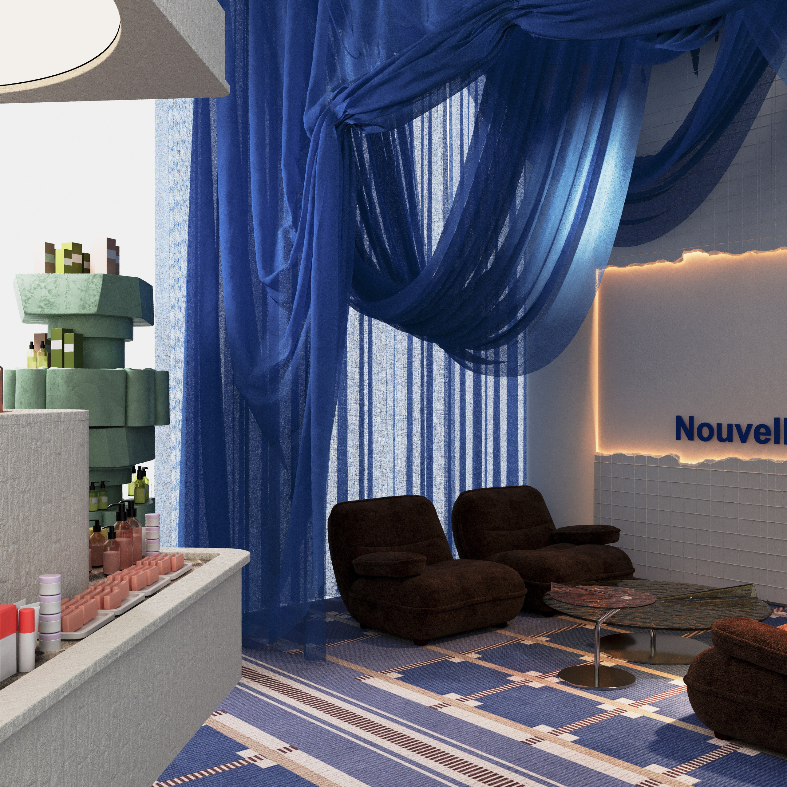 Стенд Dubai BeautyWorld. Дизайнер интерьера в Москве Екатерина Шаймердинова