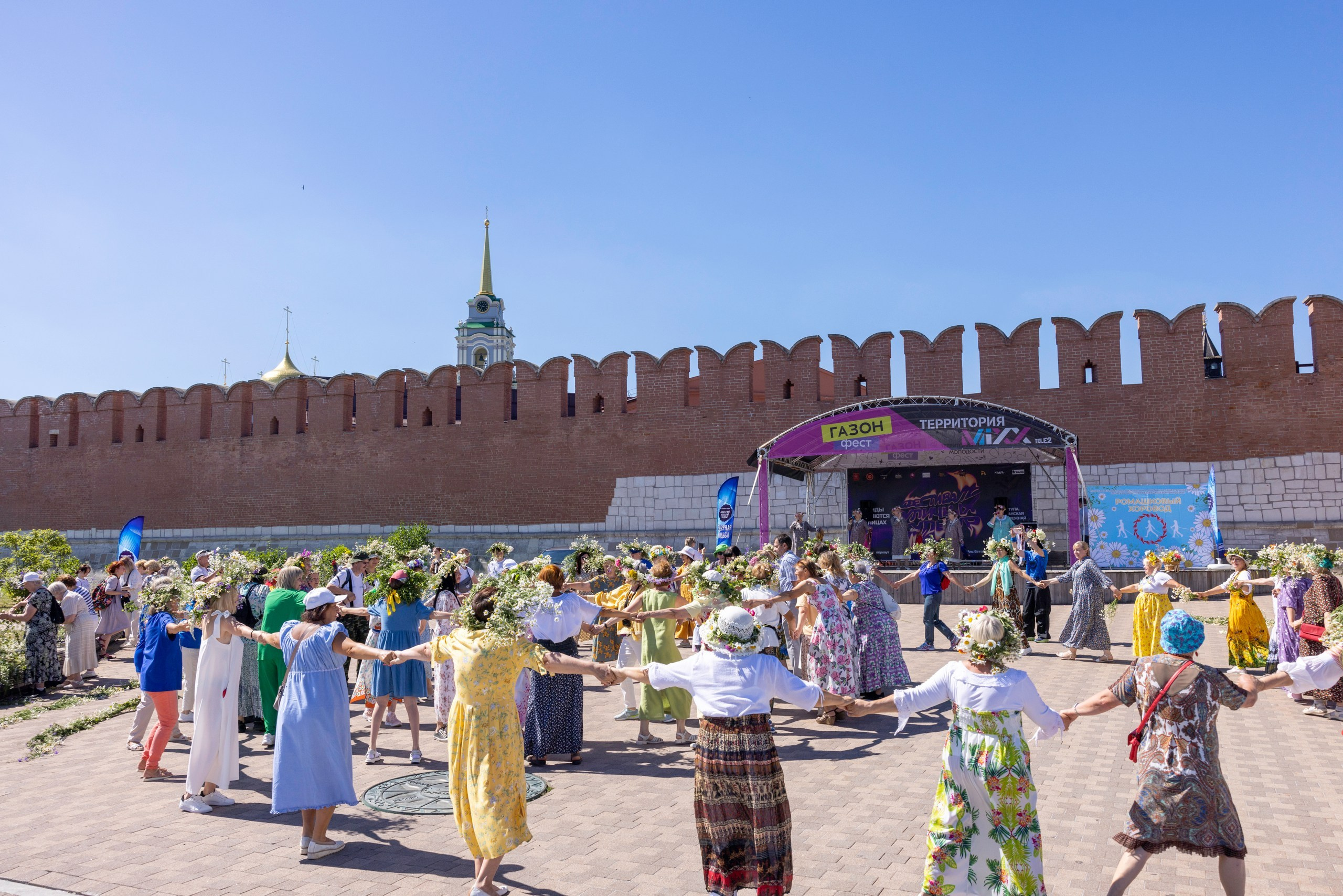 Фестиваль «Ромашковый хоровод». Северная ходьба. Фотограф в Туле Крупский АнДРей. Фотостудия «КАДР71» в Туле