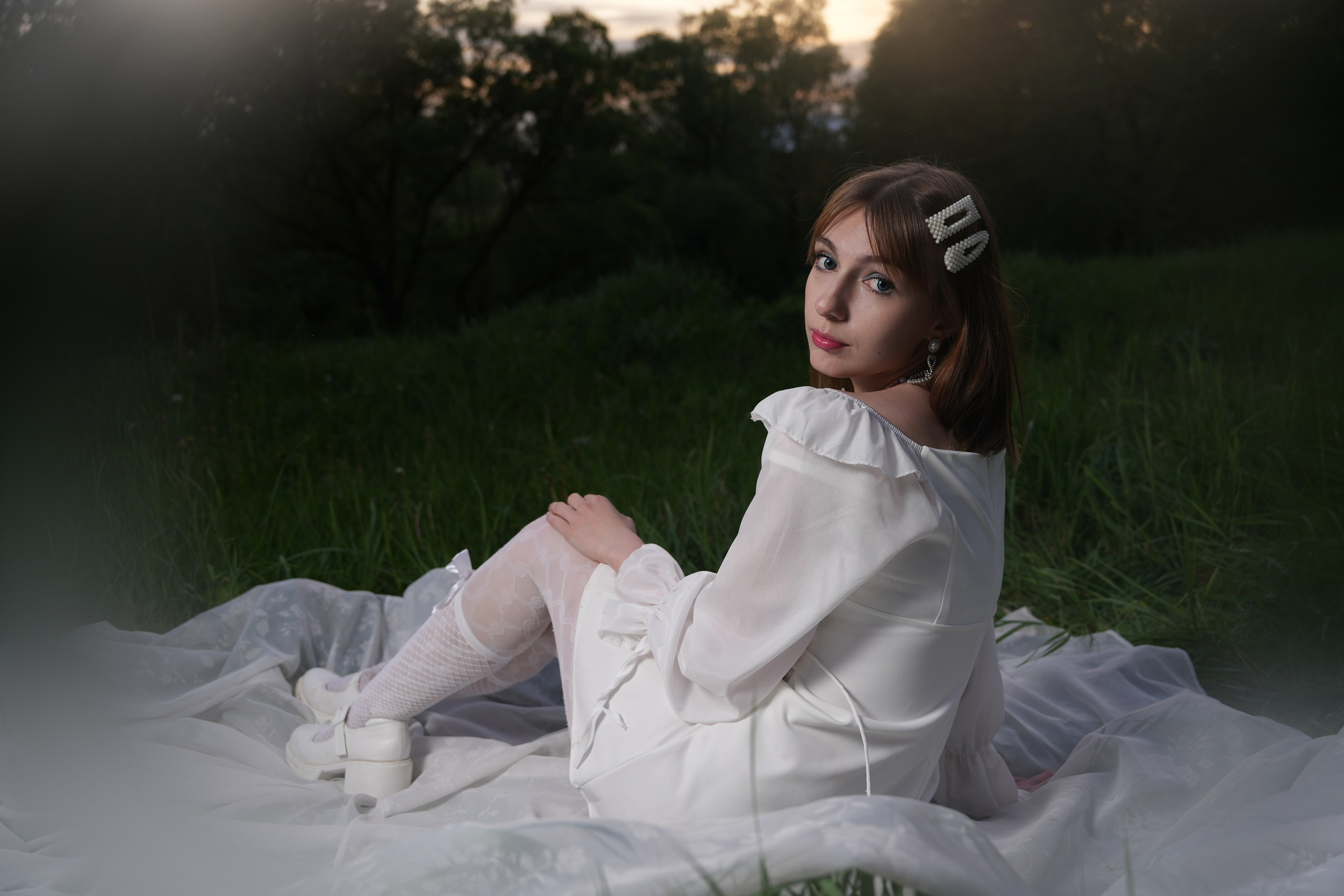 Съемка Полины в поле с одуванчиками. Фотограф Светлана Боровикова в Домодедове