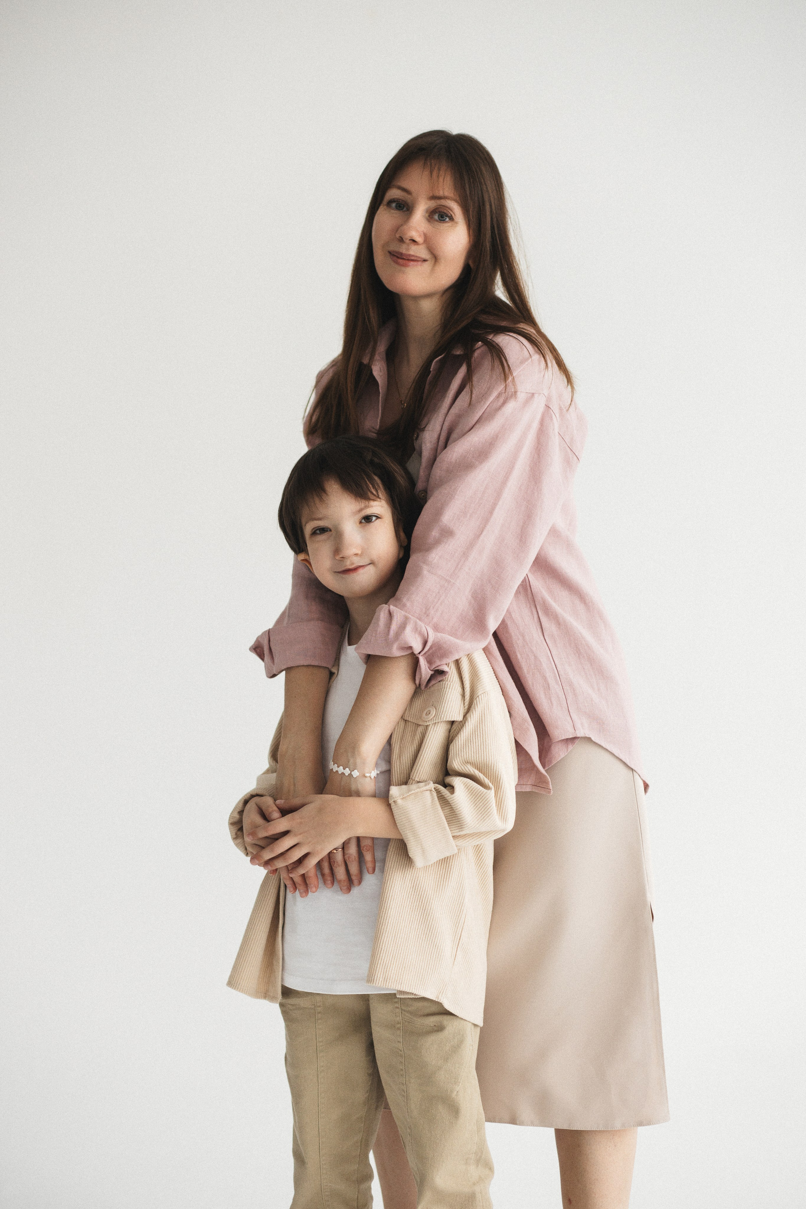 Семейная съёмка в студии, Москва. Портретный и семейный фотограф в Москве Мария Рослякова