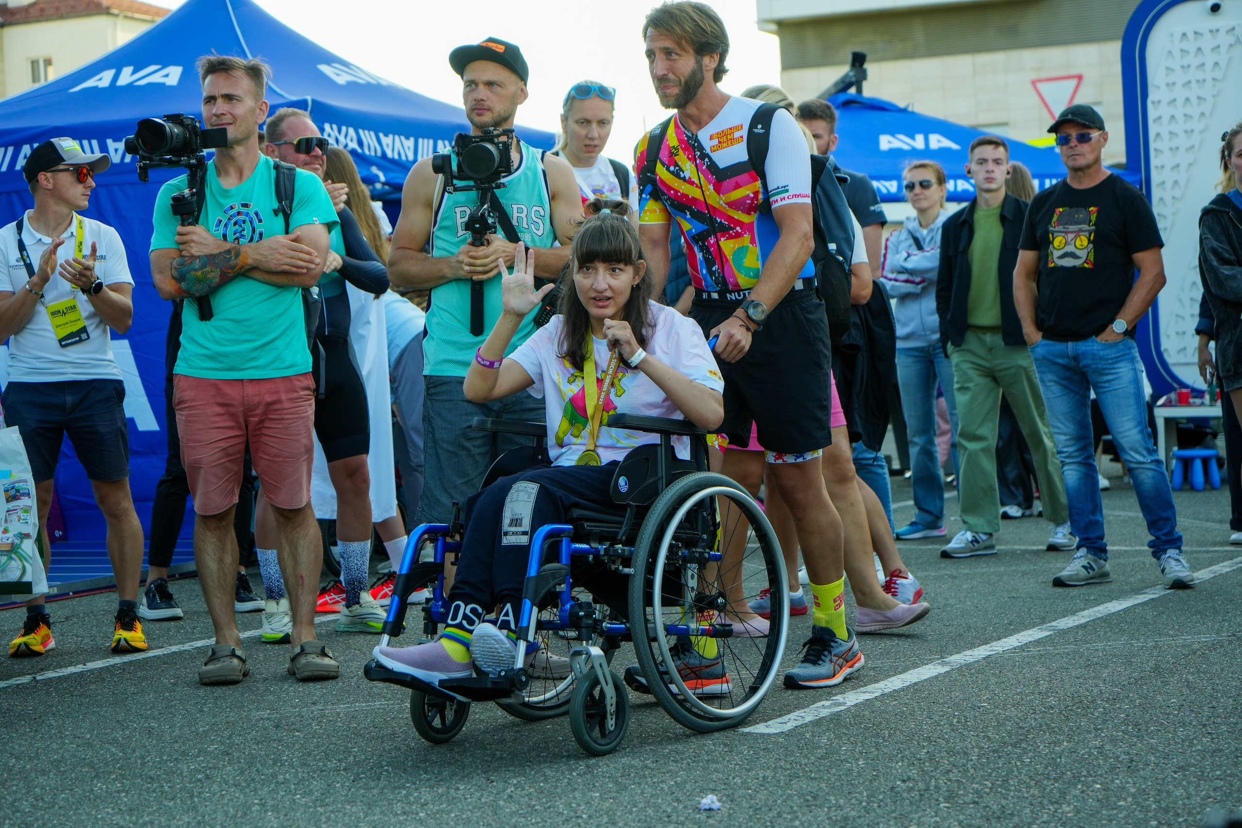 Фотоотчет партнерской интеграции для компании TELE2 на фестивале Ironstar. Репортажный фотограф в Красной Поляне и Сочи Павлюченко Екатерина