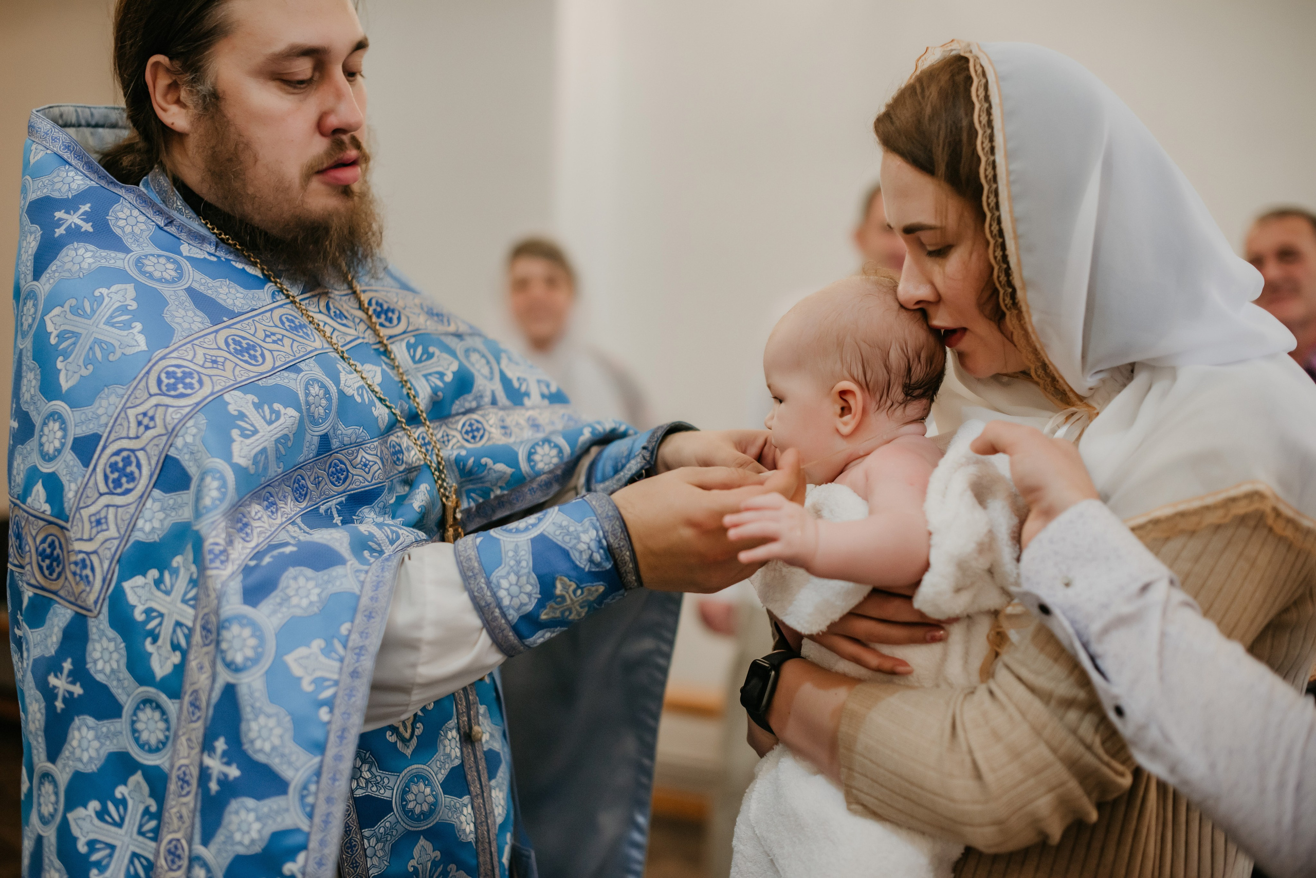 Таинство крещения Анны. Свадебный, семейный и портретный фотограф в Суворове Анастасия Седыкин