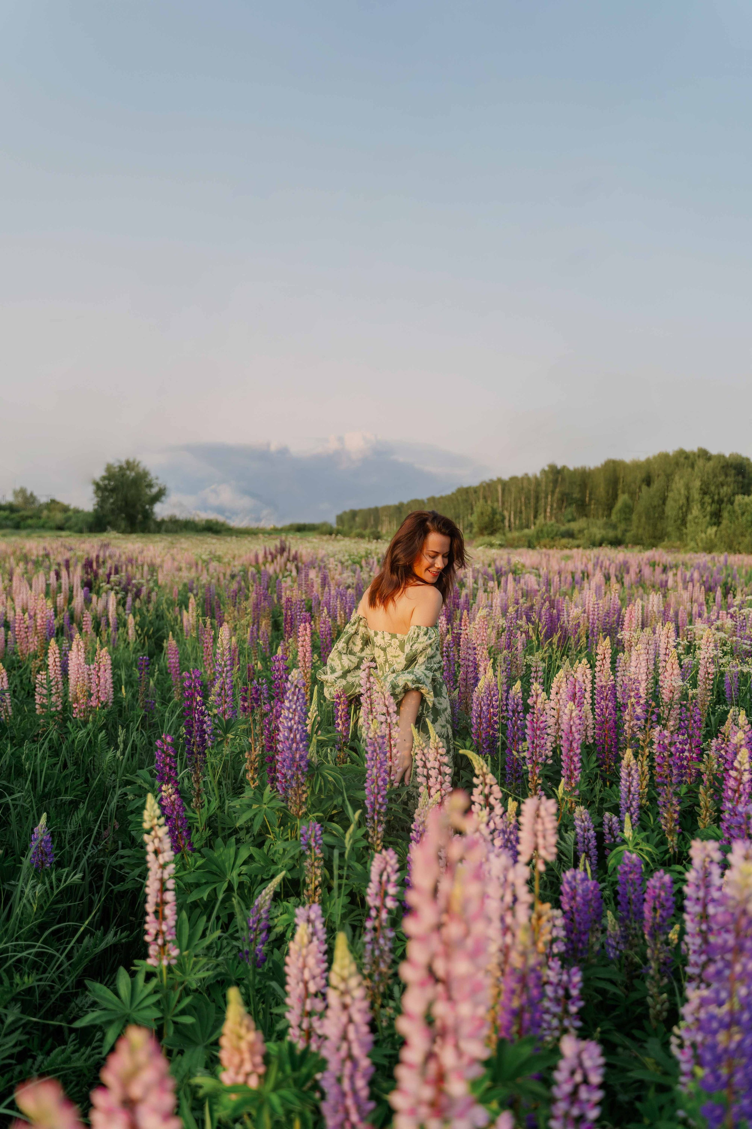 Наташа и люпины. Фотограф и видеограф в Москве и Абу Даби Мария Кулагина