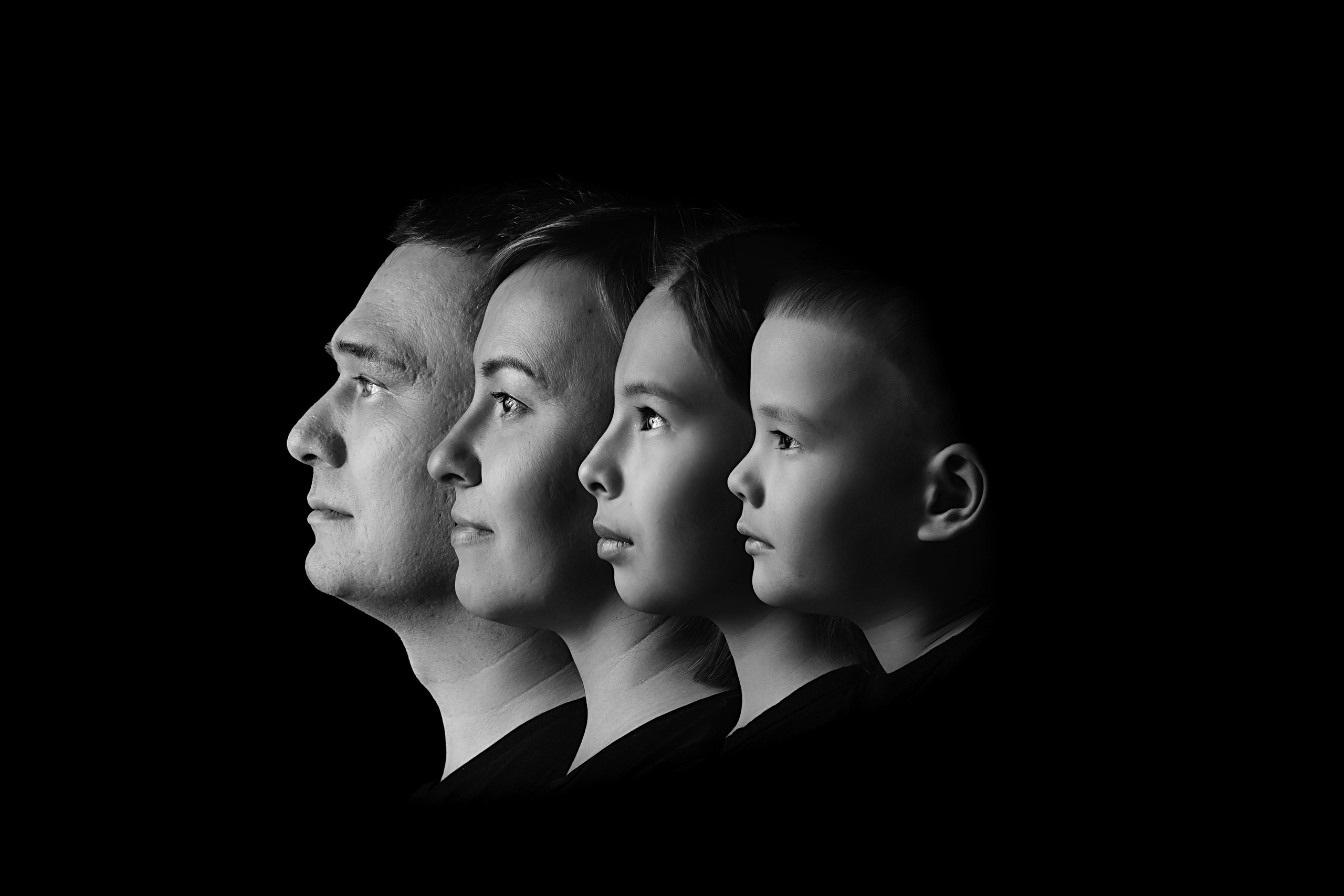 Профили. Семейный фотограф Тюмень, фотограф на роды Салмина Мария