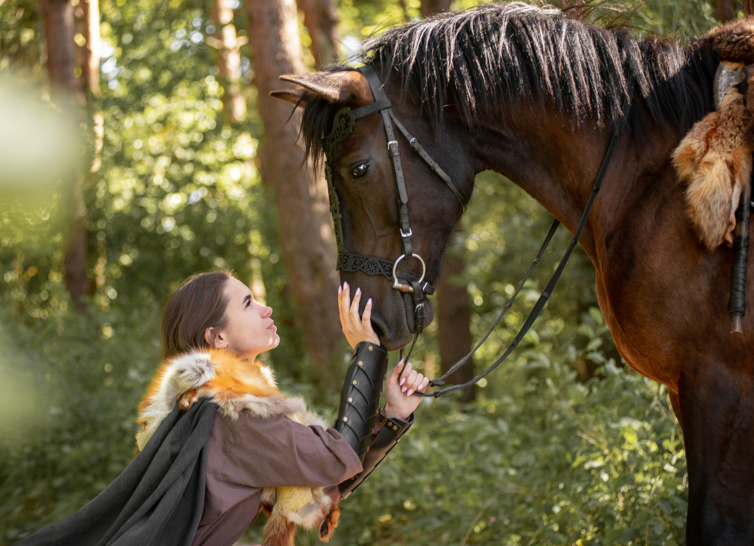 Фэнтези фотосессии Калининград. Фотограф с лошадьми в Калининграде Татьяна Ларина