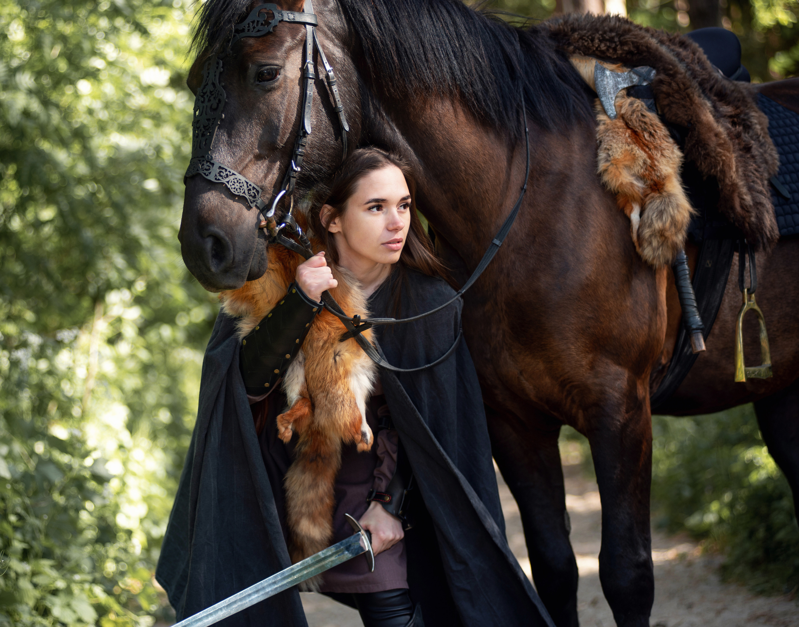 Фэнтези фотосессии Калининград. Фотограф с лошадьми в Калининграде Татьяна Ларина