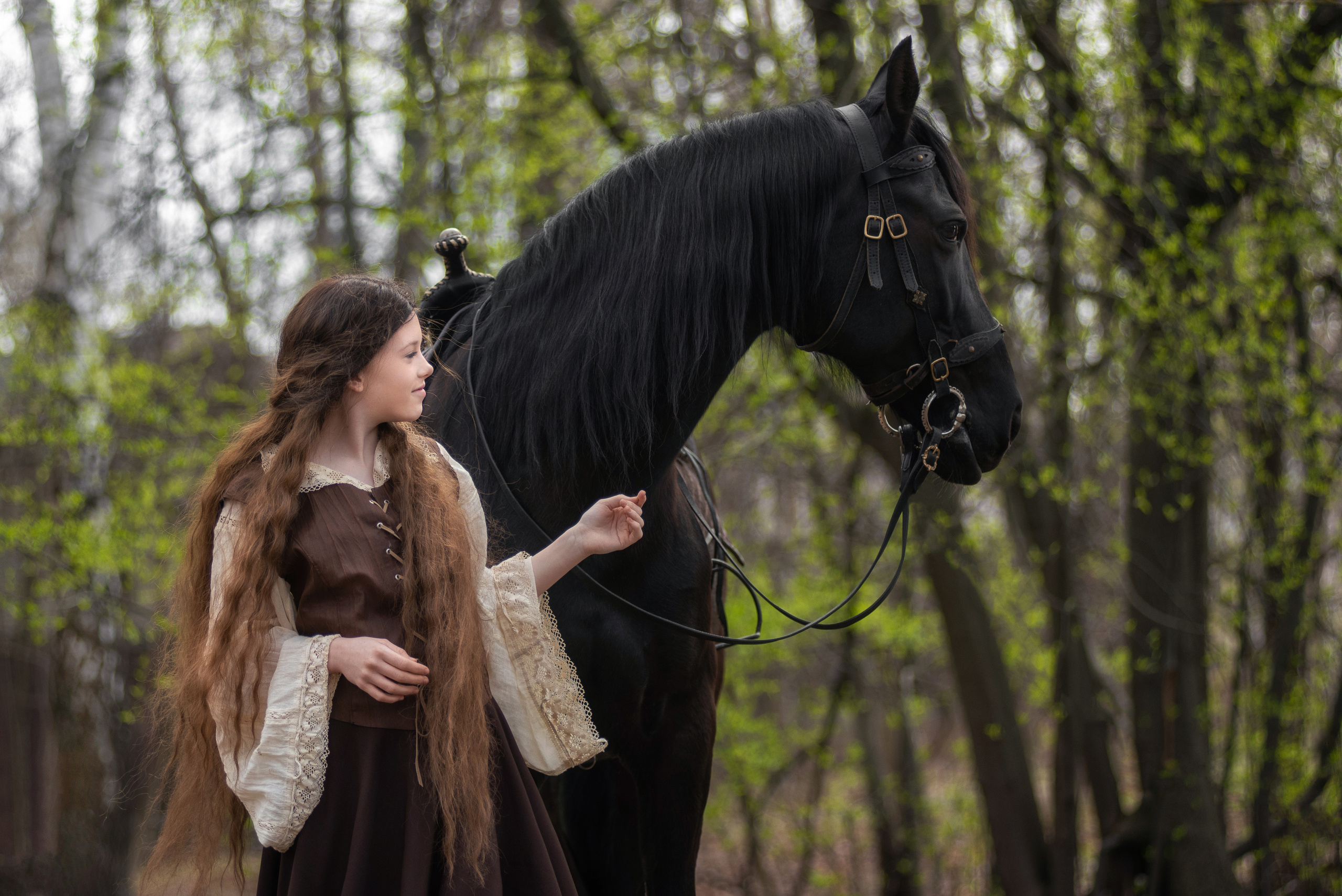 Костюмированные фотосессии Москва. Фотограф с лошадьми в Калининграде Татьяна Ларина