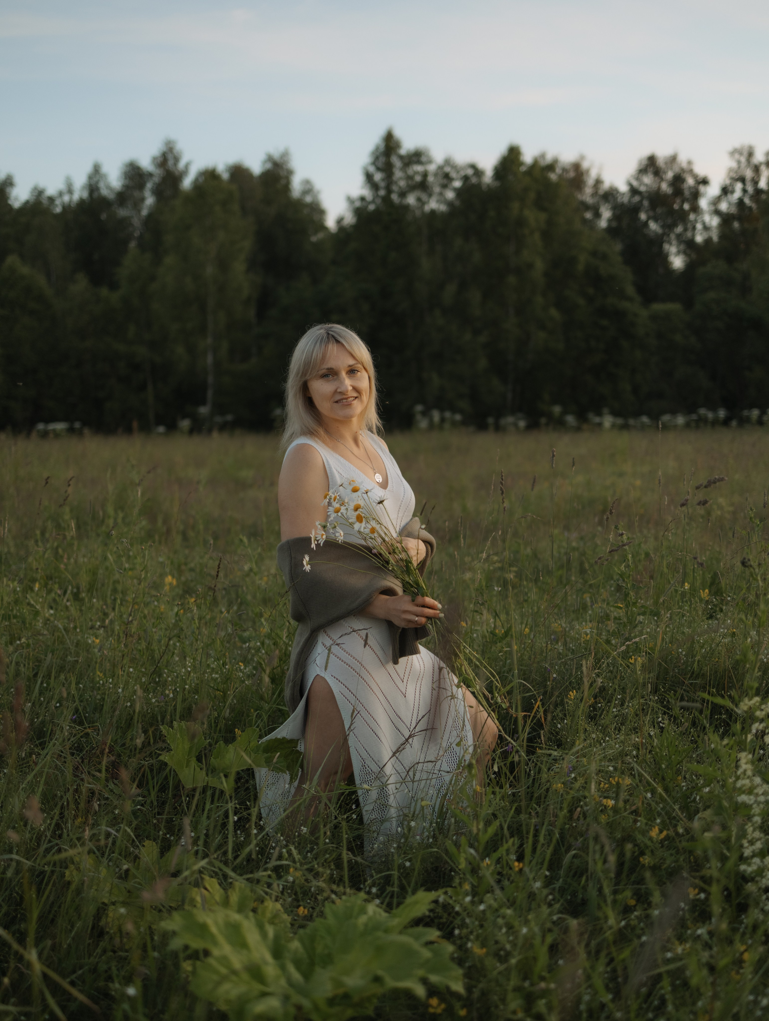 С Леной в полях. Фотограф Углич и Ярославль Ольга Тятюшкина