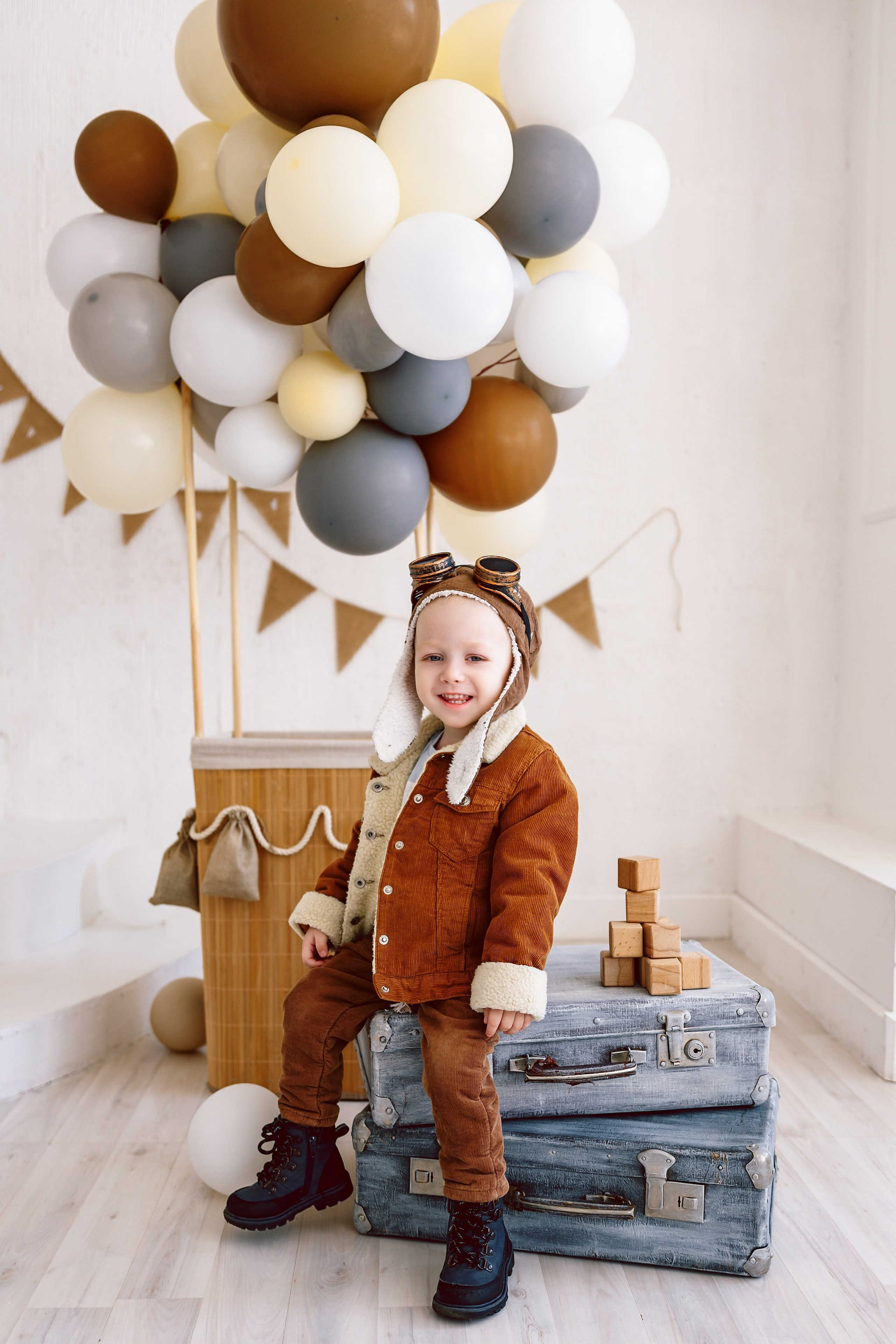 Фотодень «на воздушном шаре» № 1. Фотограф новорожденных Тверь Диана Муляева