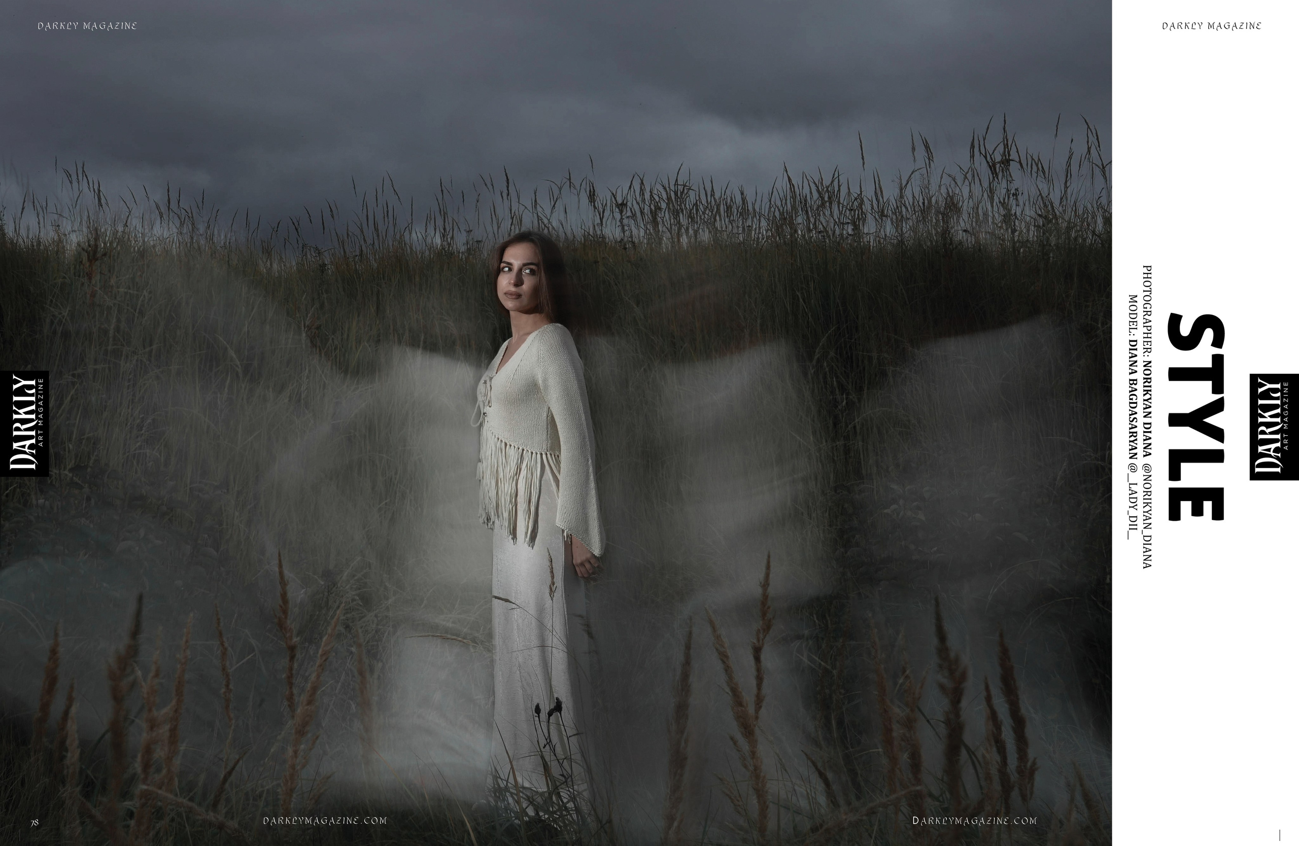 Публикации в мировых глянцах. Norikyan Diana