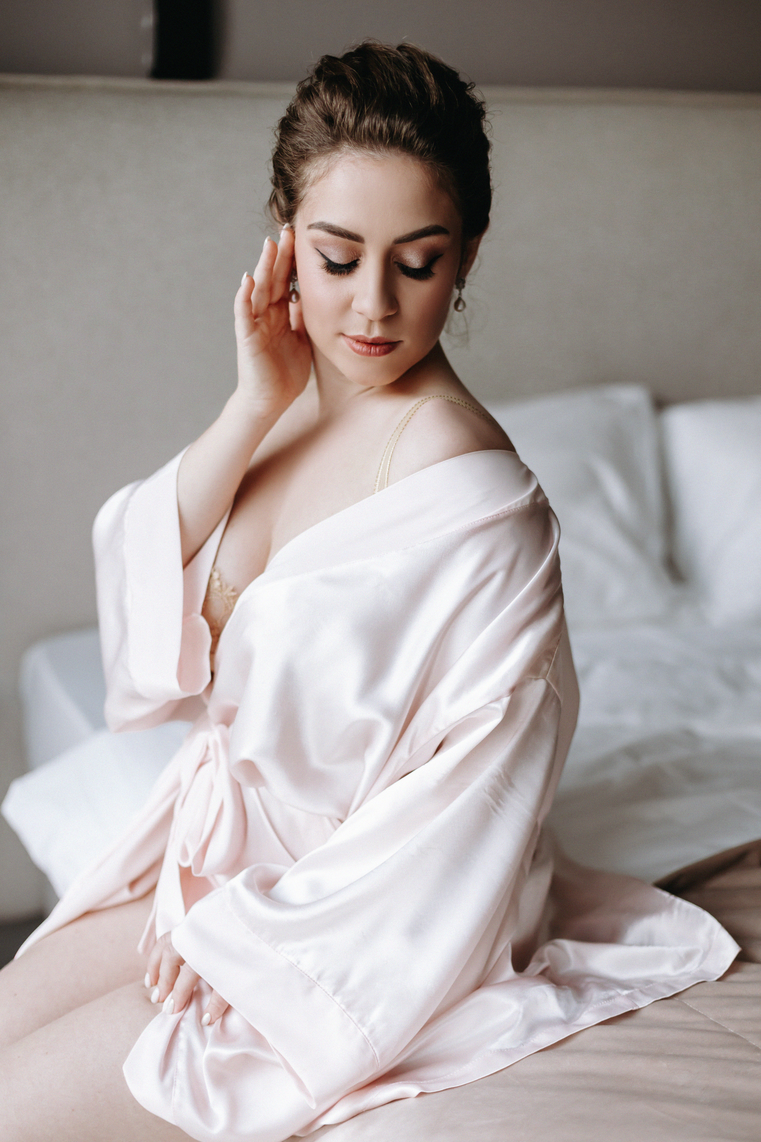 Утро невесты. Свежий свадебный макияж.