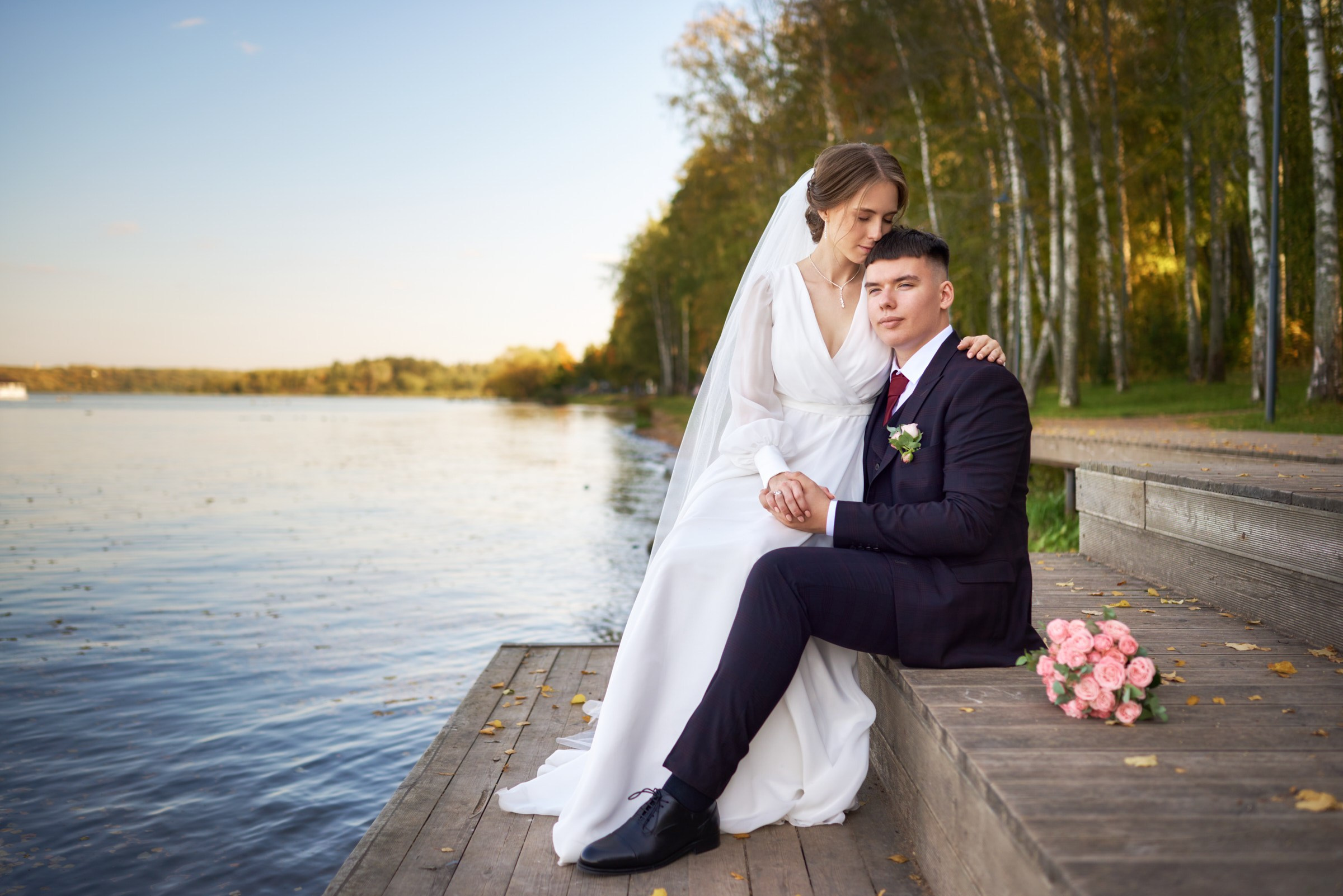 Никита и Настя. Свадебный фотограф, видеограф в Клину, Москве, Зеленограде, Калабушкин