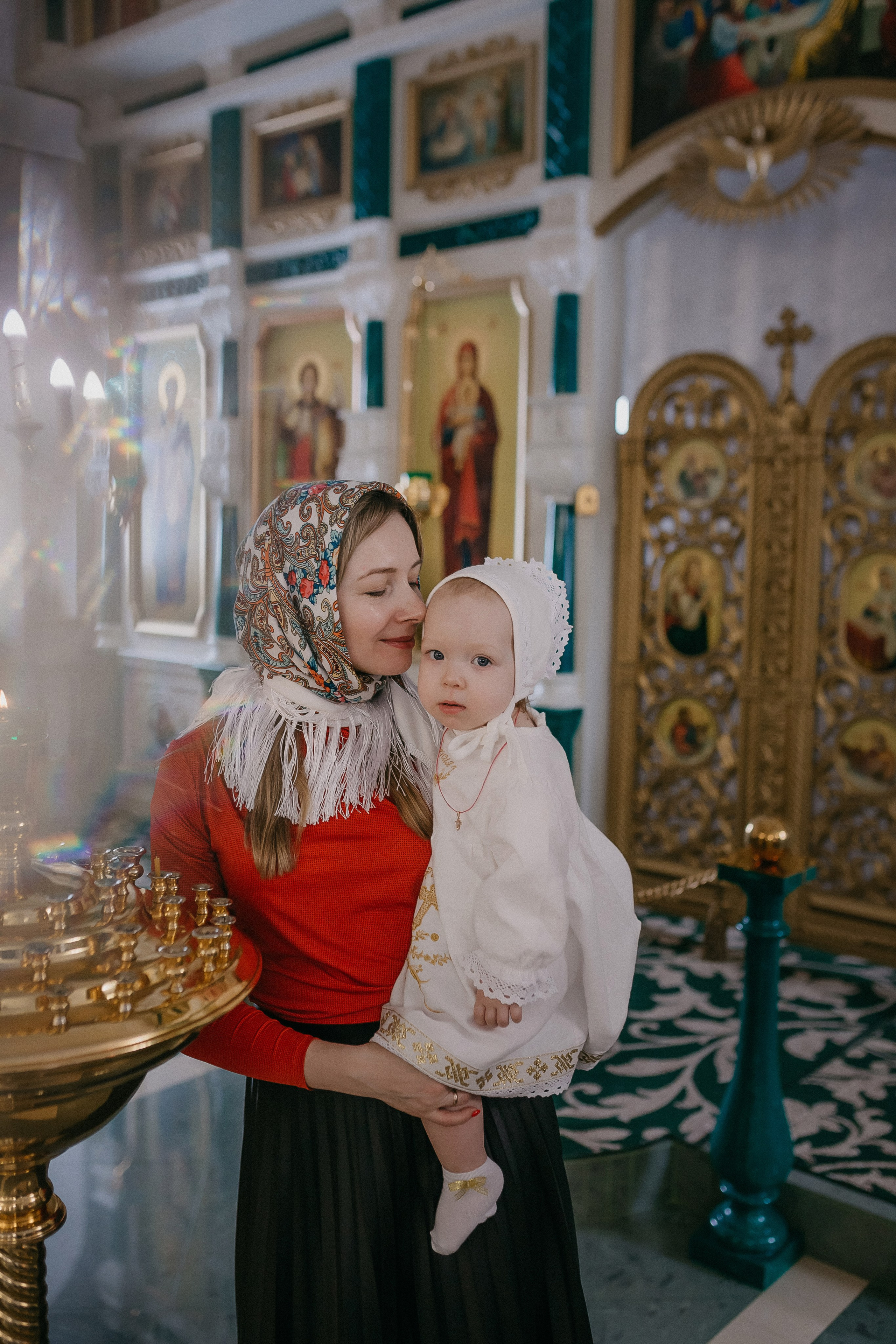Крещение Ксении. Храм Симеона Верхотурского п.Барсово. Семейный фотограф в Сургуте