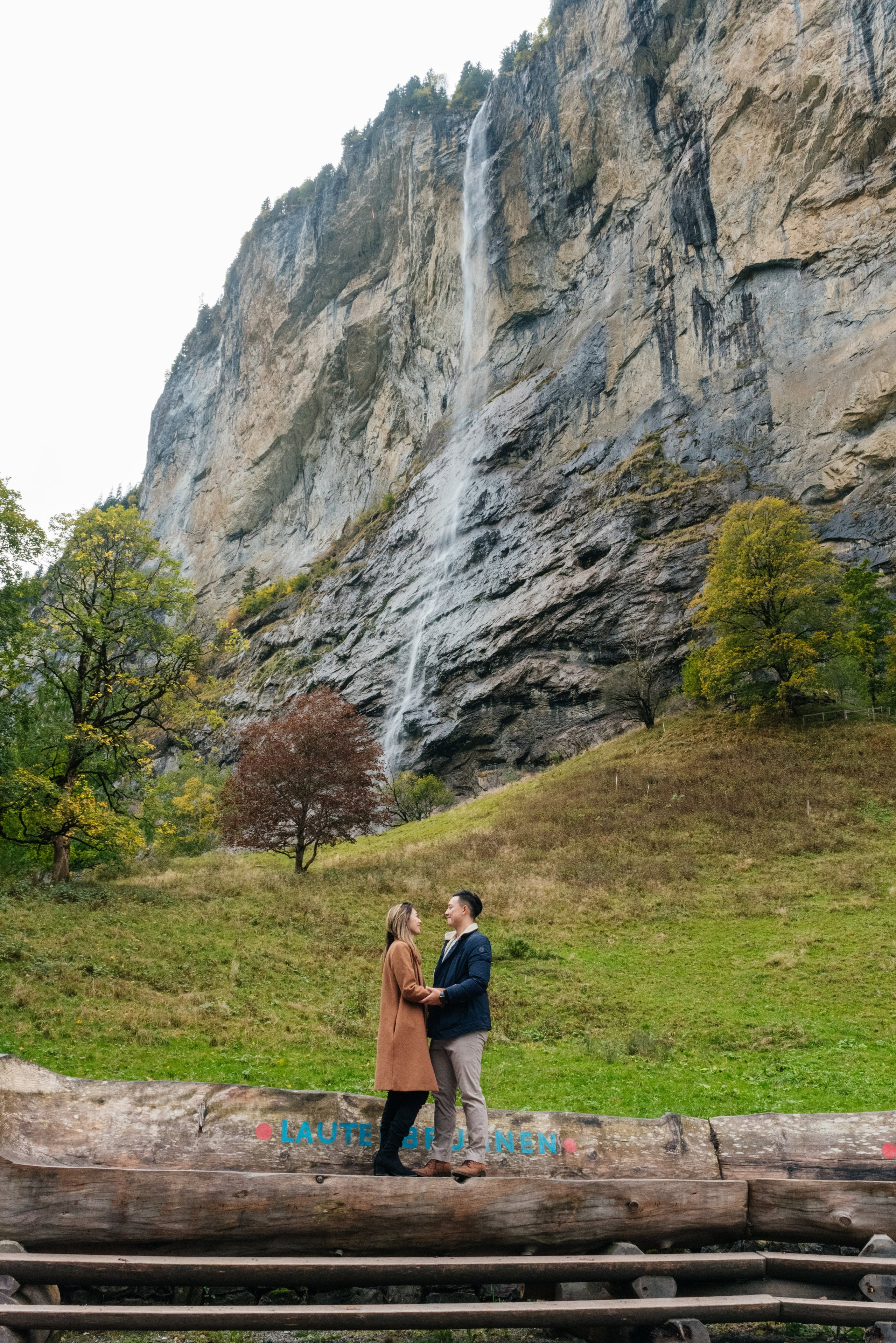 Tina & Wesley (Wengen, Lauterbrunnen). Photographer in Interlaken area