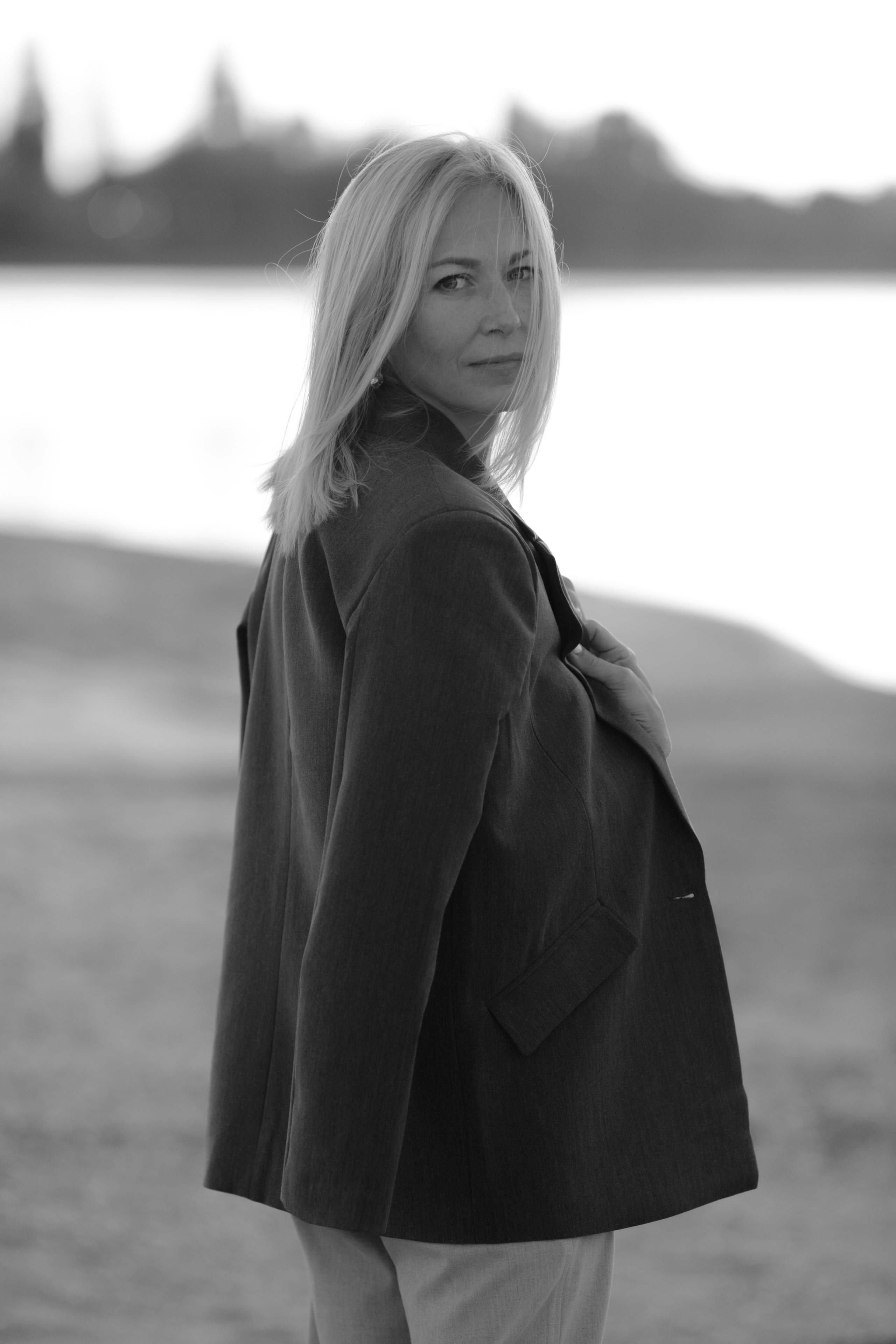 Женская фотосессия на берегу руки Кубани. Фотограф Александра Рышкова