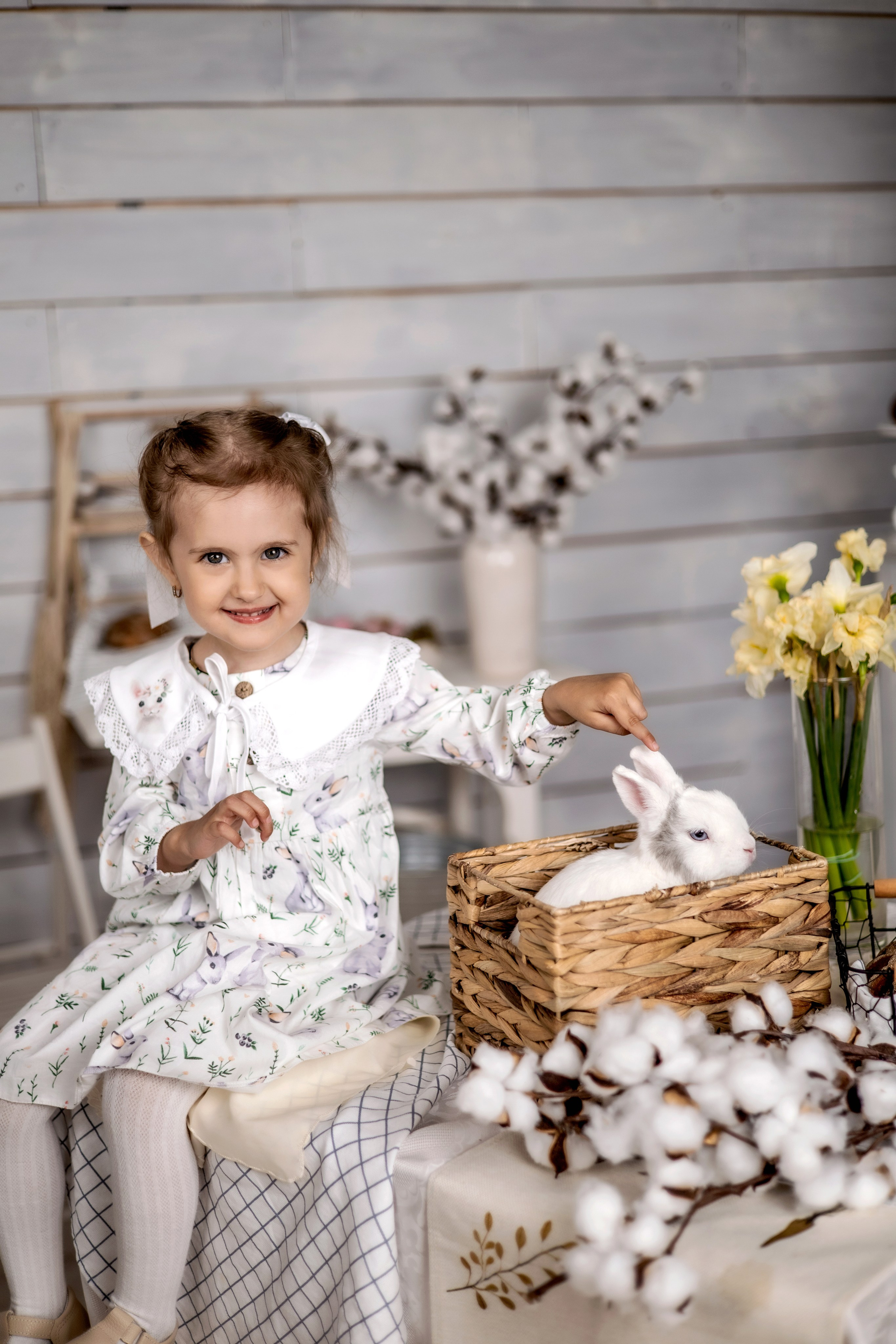Пасхальный детский фотопроект 2024. Фотограф Надежда Лукьянова