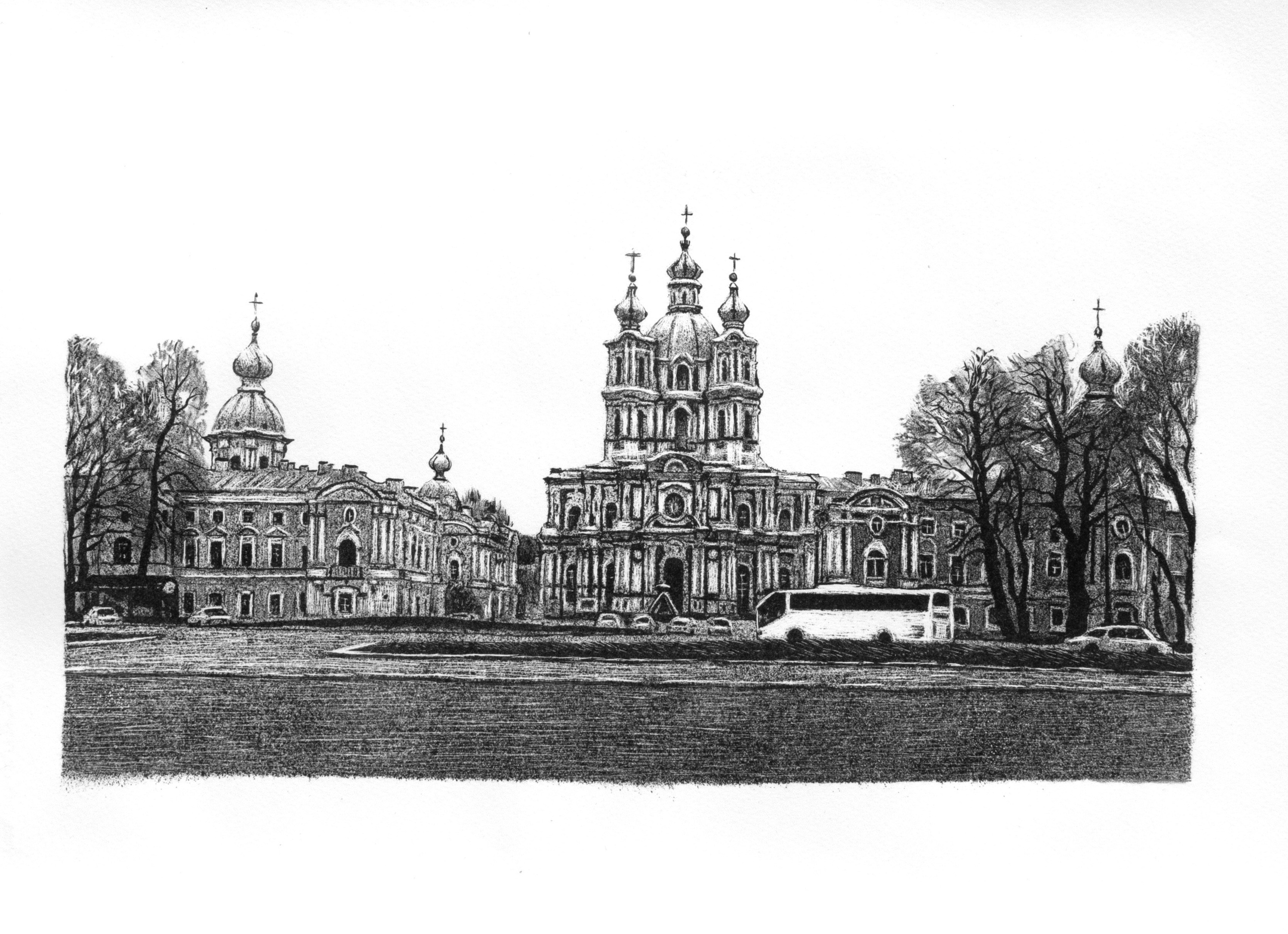 Университет. Альбом литографий. Ольга Васильева художник в Санкт-Петербурге