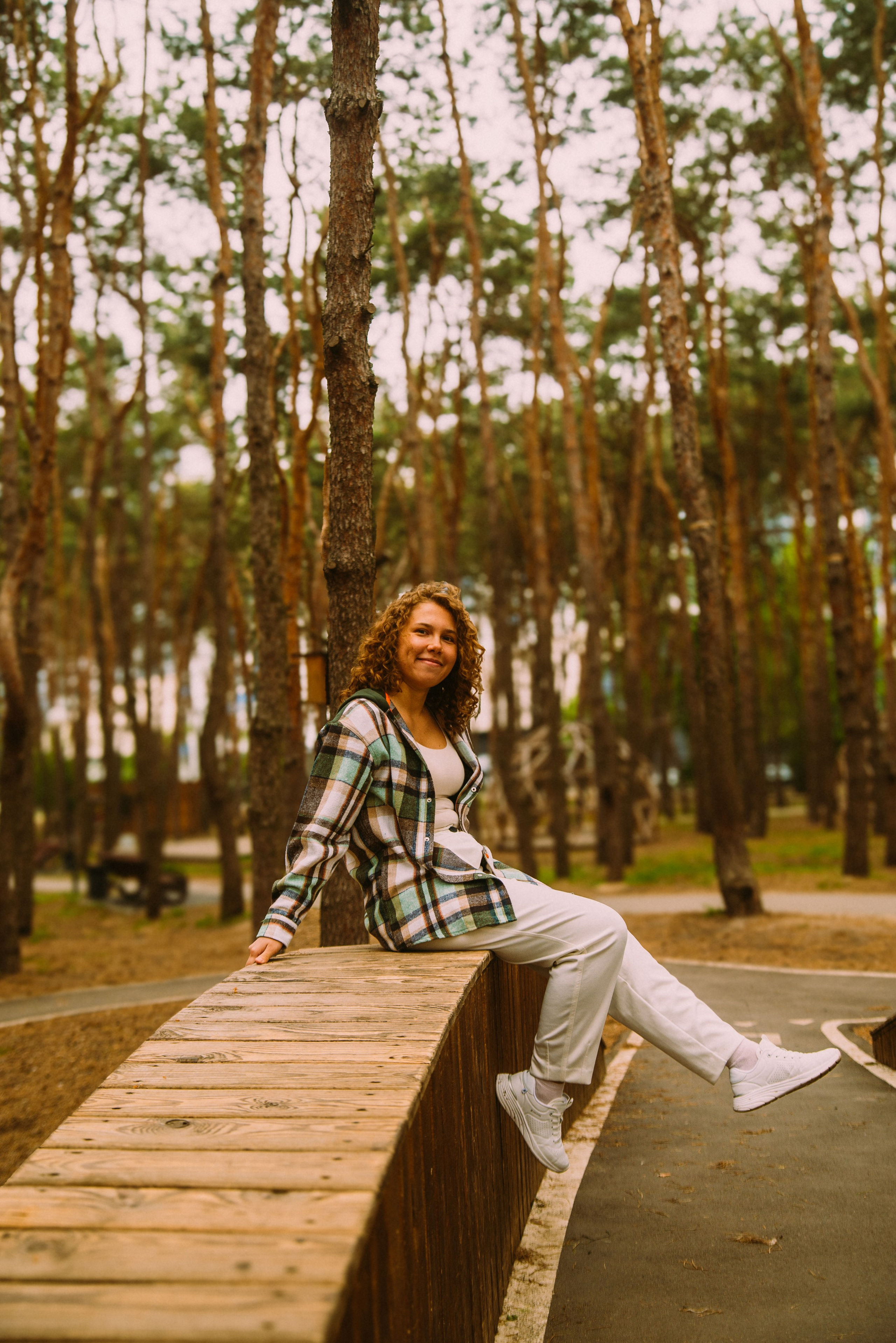 Фотосессия девушки в парке. Семейный, детский фотограф в Минске Вероника Гапоненко