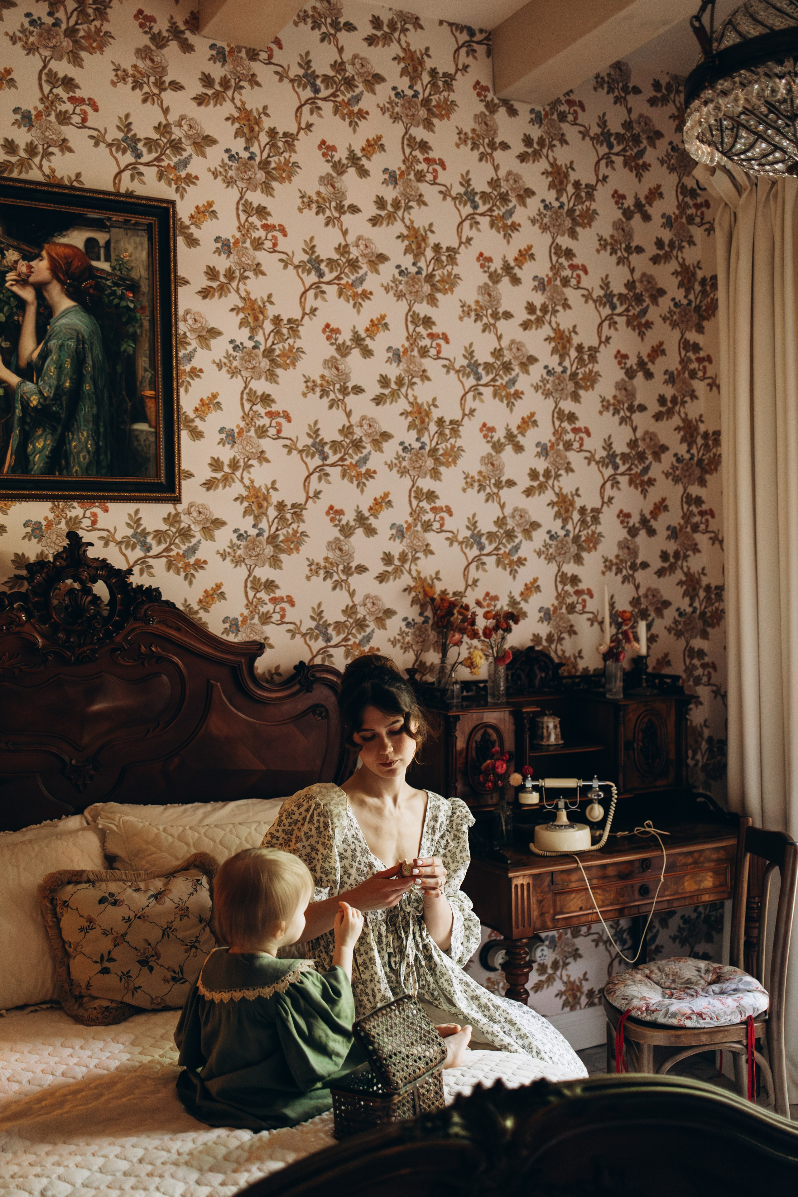 Художницы Настя и Тонечка в Villa Rossa. Семейный фотограф в Москве Марина Петра