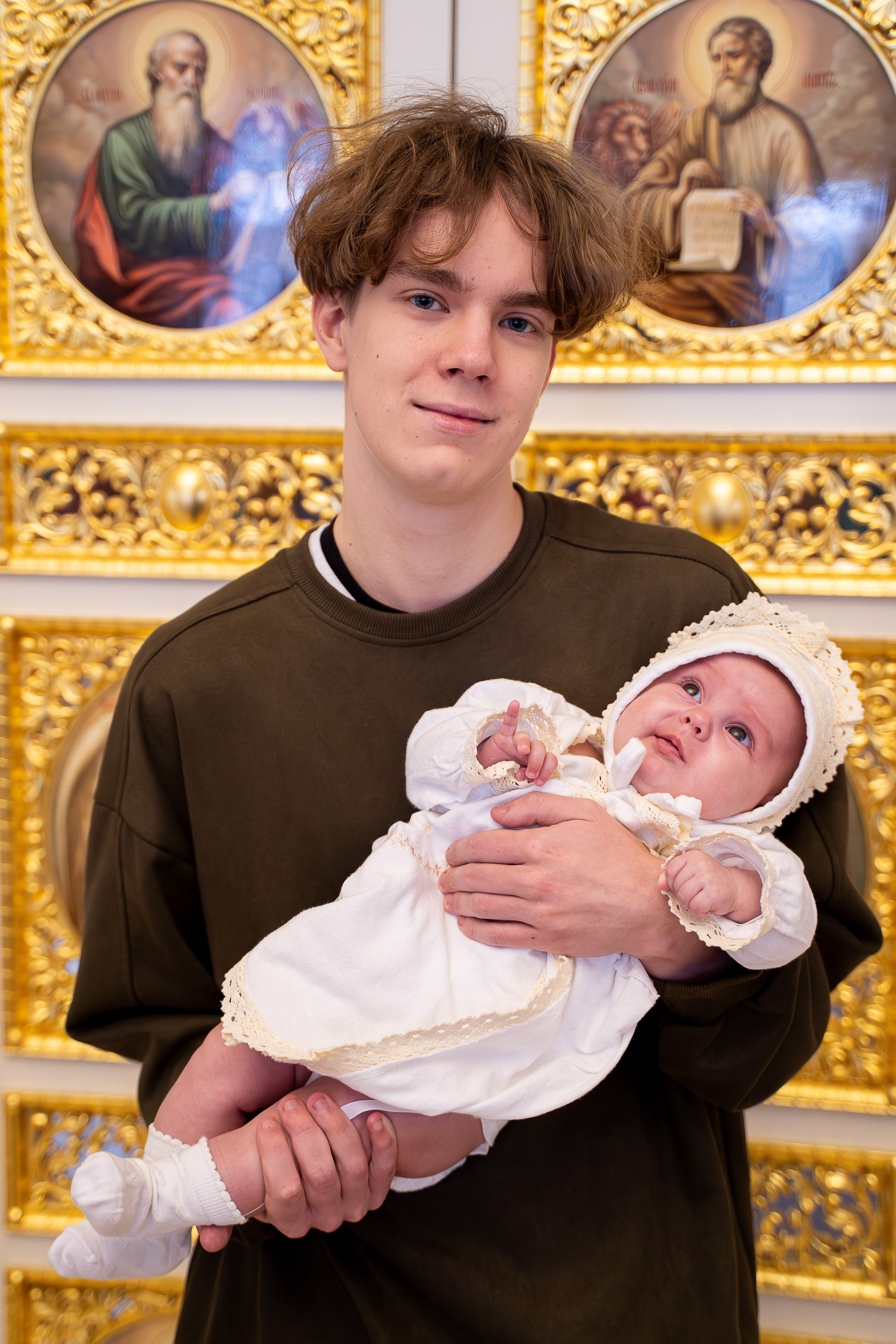 Двойное крещение. Фотограф на роды Москва Ольга Летучева