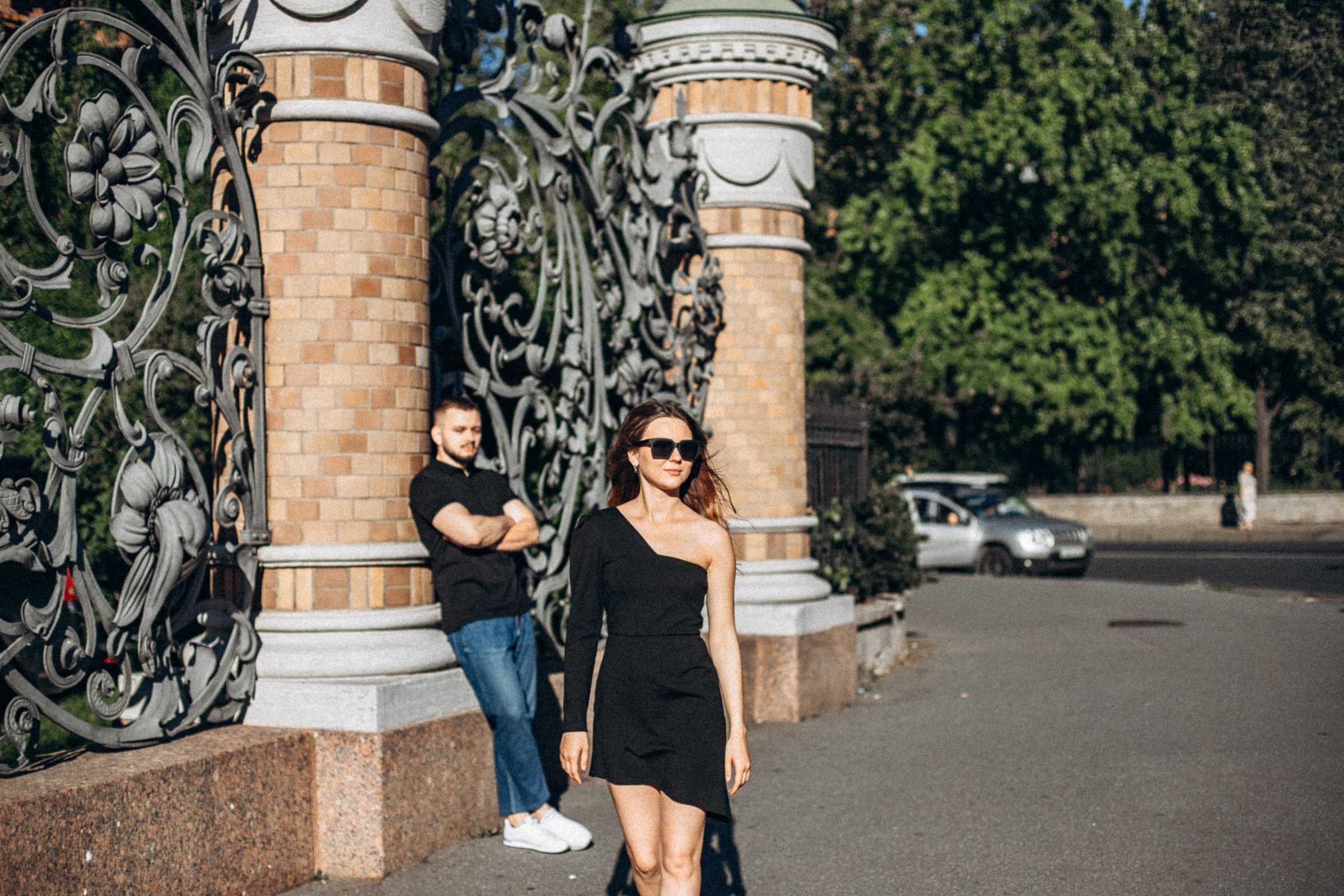 Дмитрий и Юлия в августе. Фотопрогулка в Петербурге. Индивидуальный и семейный фотограф в Санкт-Петербурге