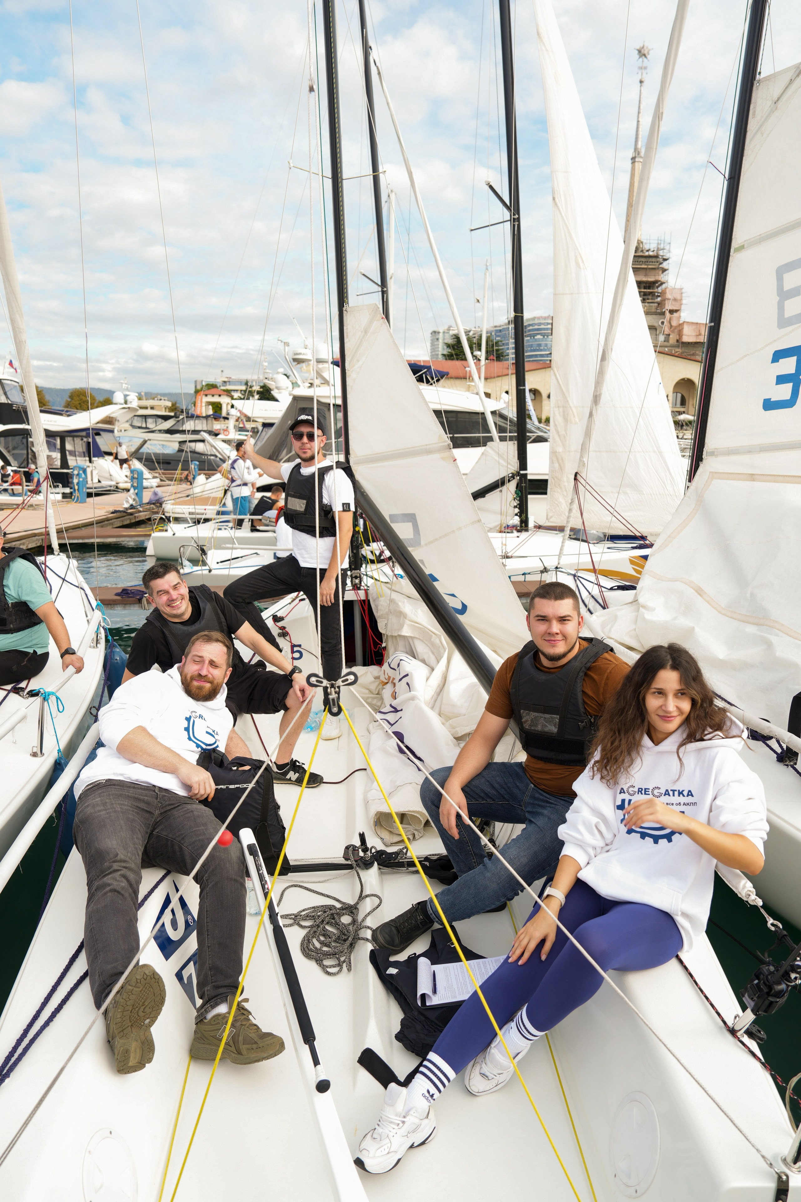 Яхтенная регата для компании Агрегатка. Репортажный фотограф в Красной Поляне и Сочи Павлюченко Екатерина