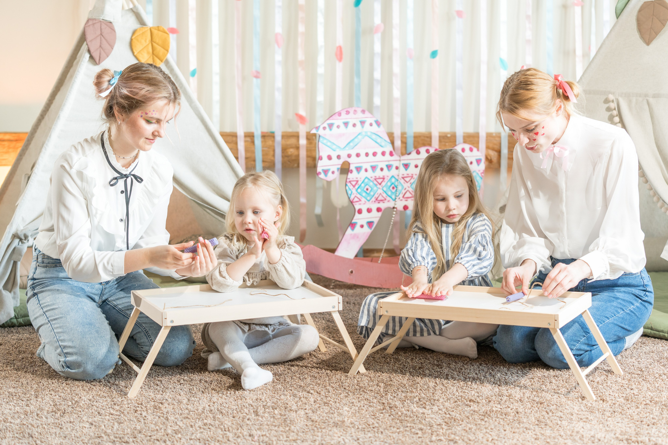 Детская фотосессия: Анна и Катя. Репортажный фотограф в Красной Поляне и Сочи Павлюченко Екатерина