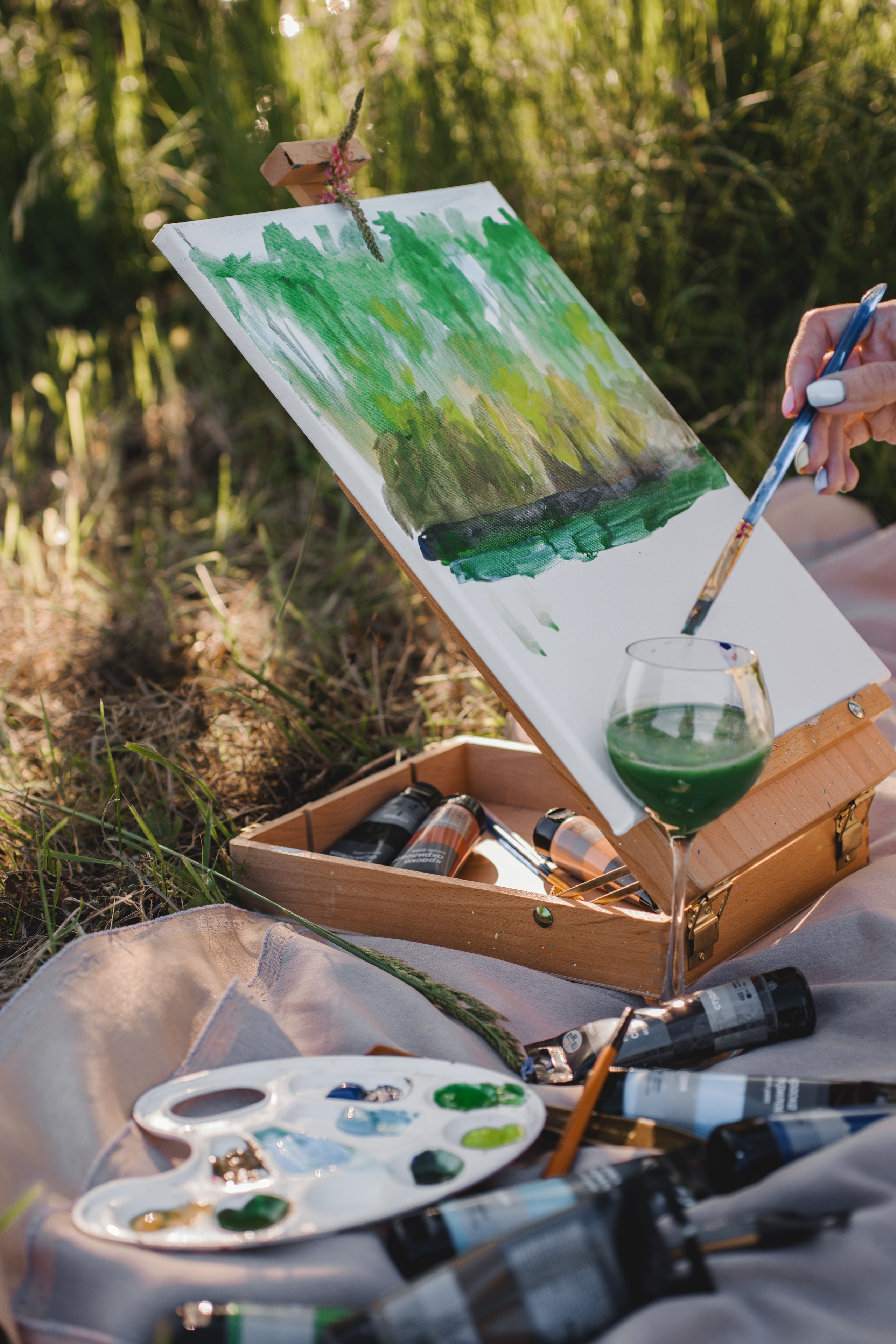 Виктория художник. Фотограф Людмила Белова