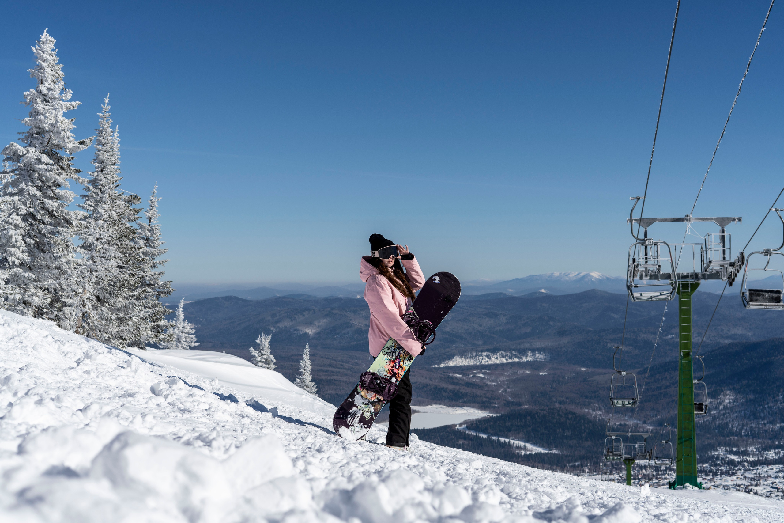 Фотосессия на вершине. Анастасия Паршукова — фотограф Шерегеш Новосибирск