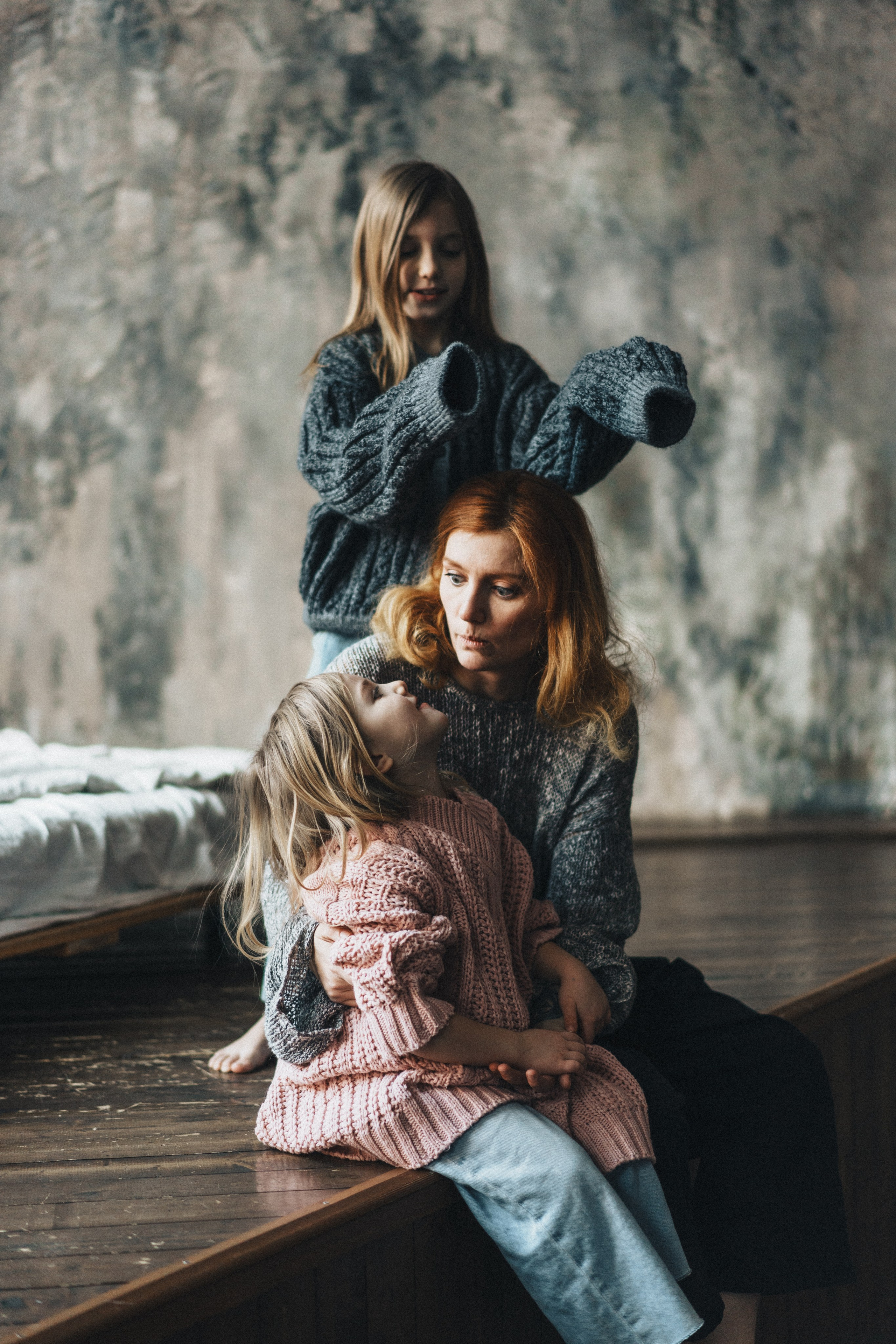 Наташа и девочки в проекте «Хочу как мама». Семейный и детский фотограф и видеограф в Москве, Серпухове и Тарусе Валерия Сорокина