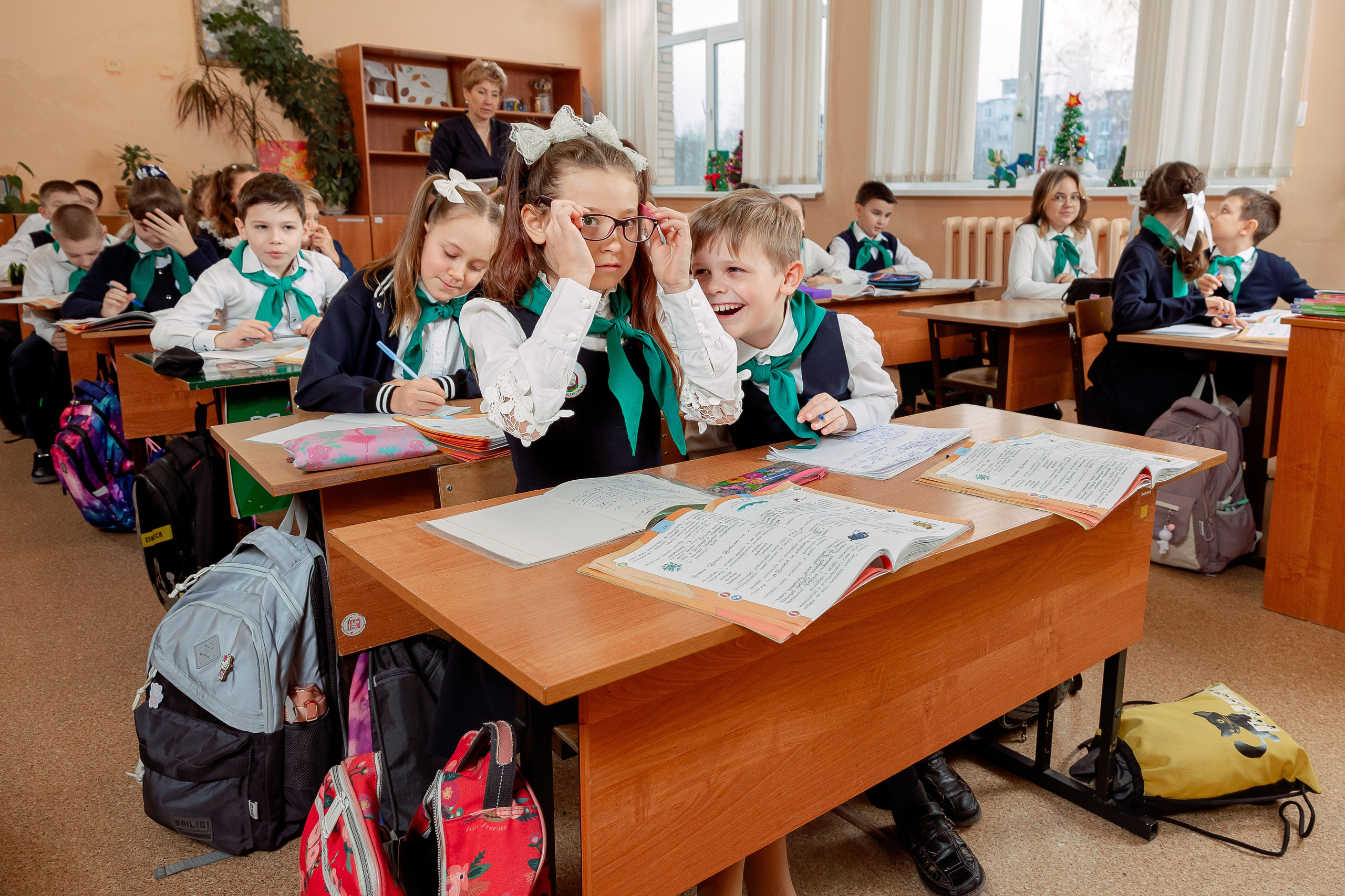 Репортаж на уроках. Семейный и детский фотограф Комина Елена, Власиха, Одинцово