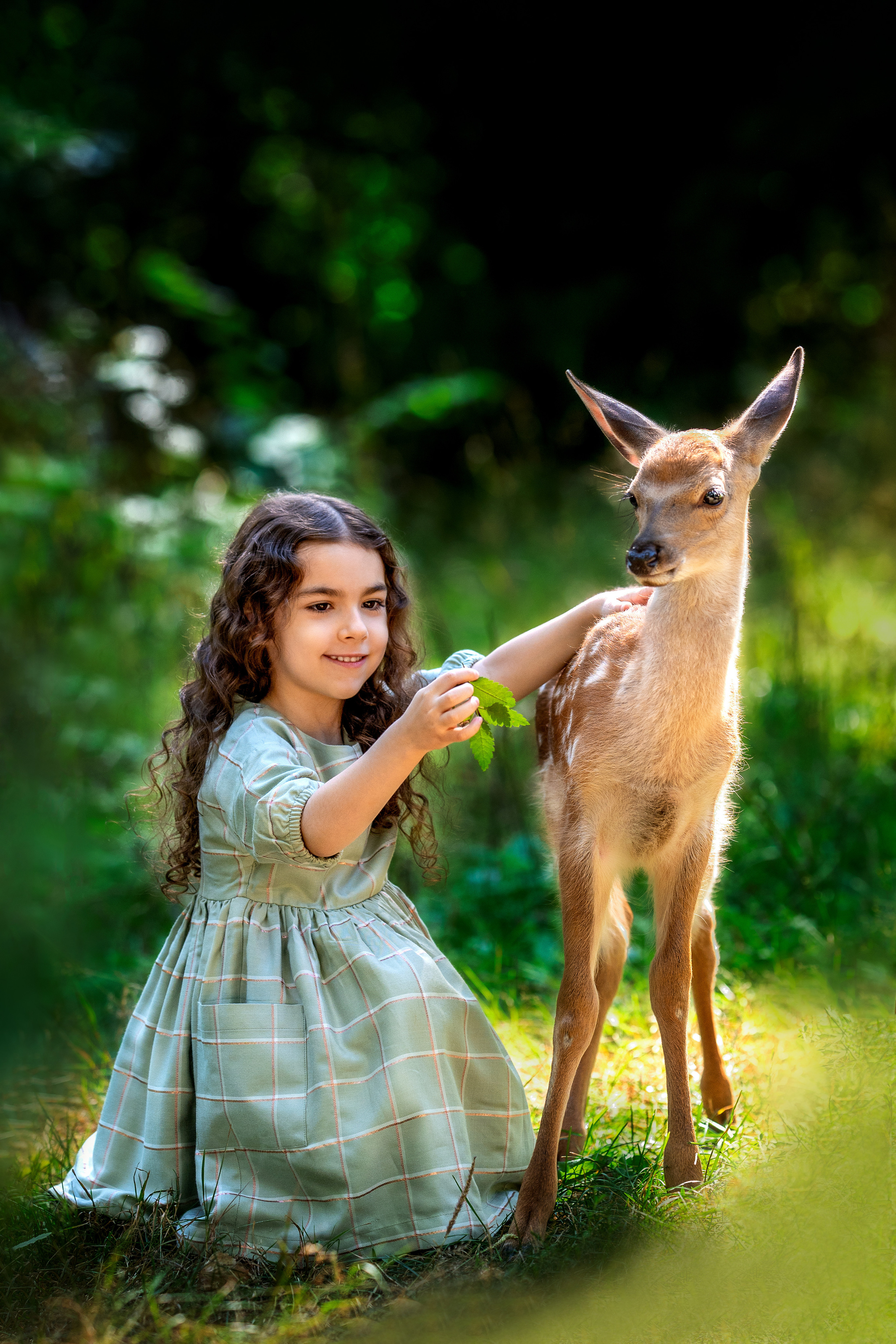 Фото с оленями. Фотограф Елена Сасс Москва