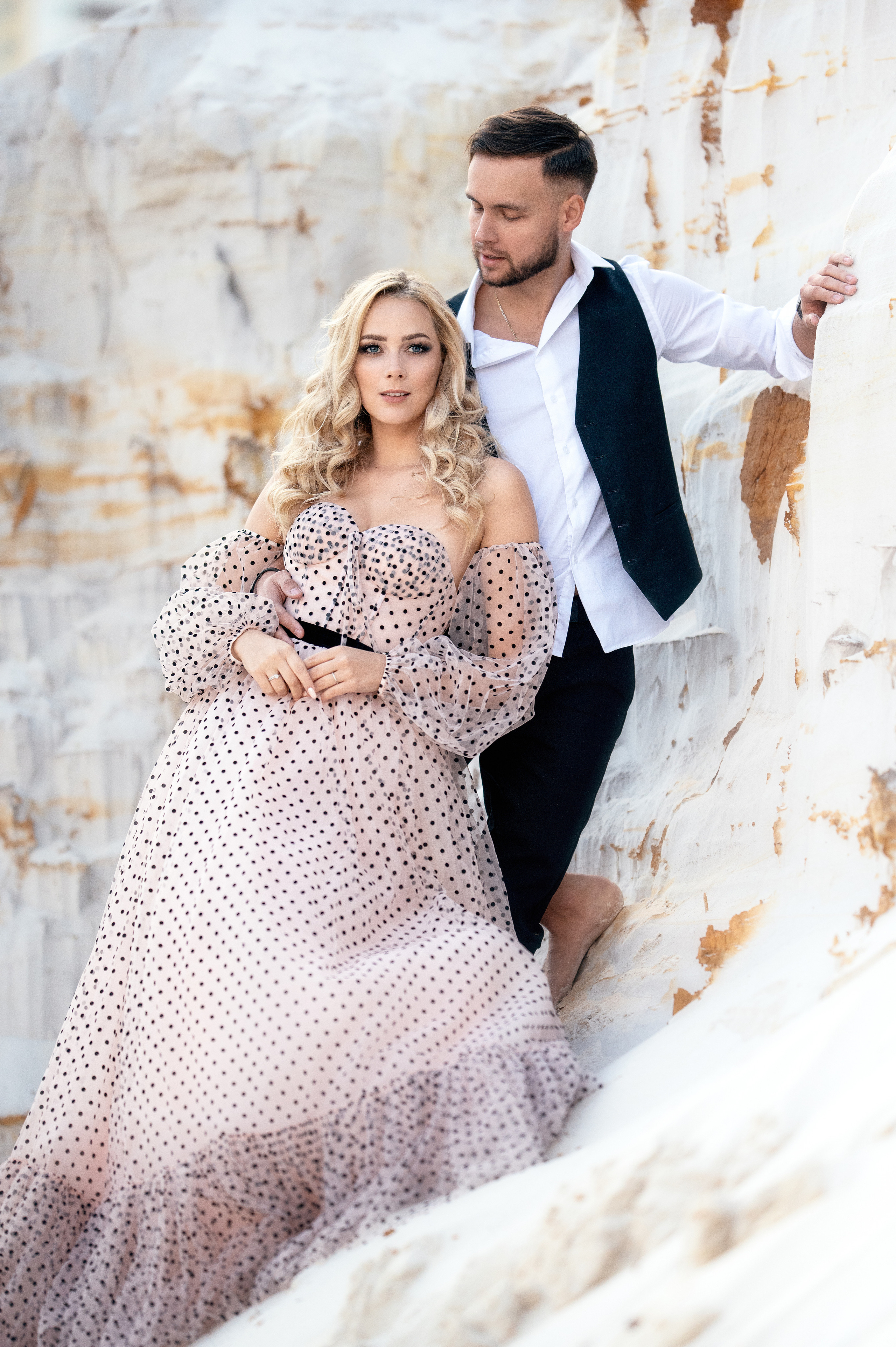 Love story в песках. Фотограф Елена Сасс Москва