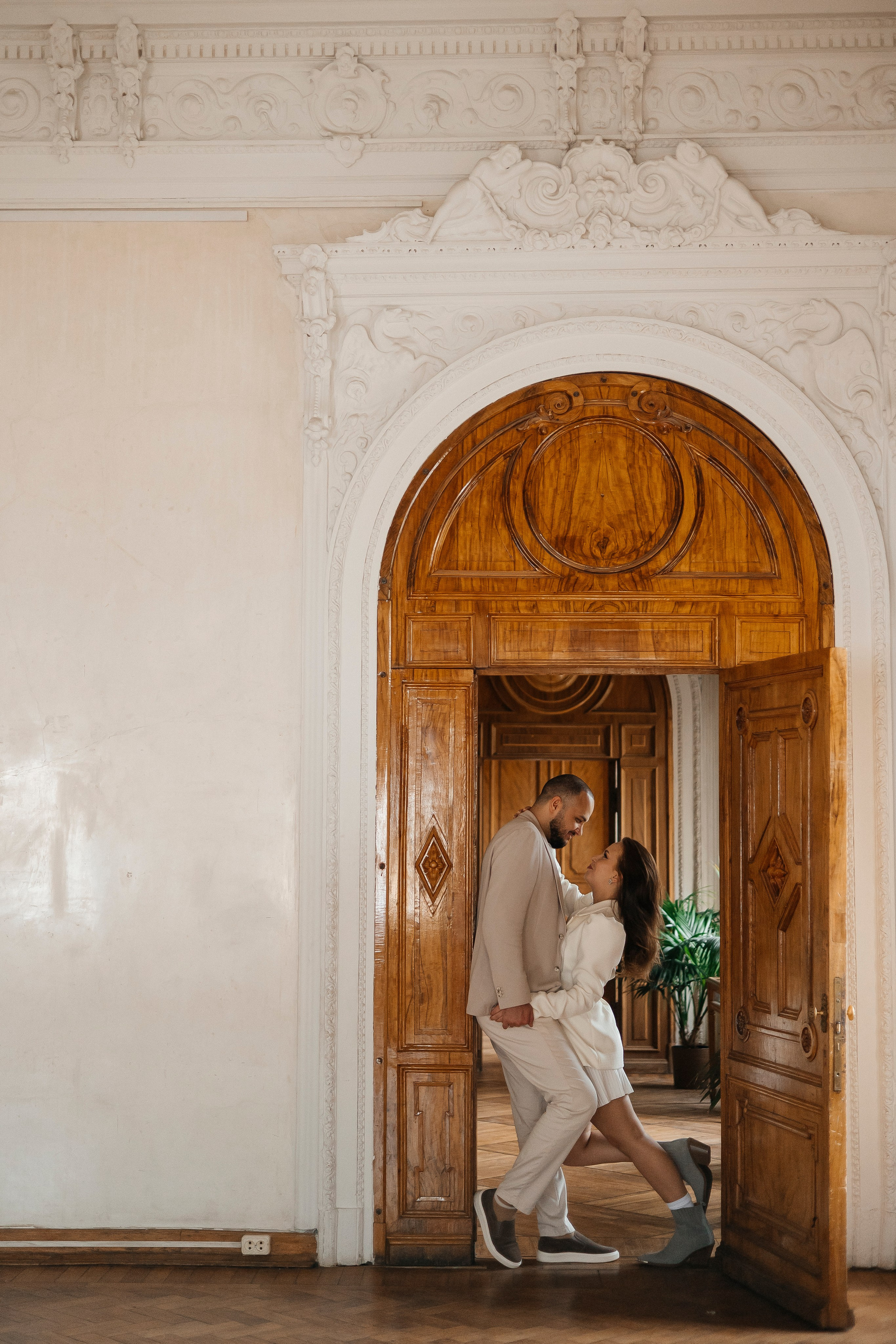 Анастасия и Мостафа (библиотека + прогулка). Фотограф в Москве Екатерина Потапова