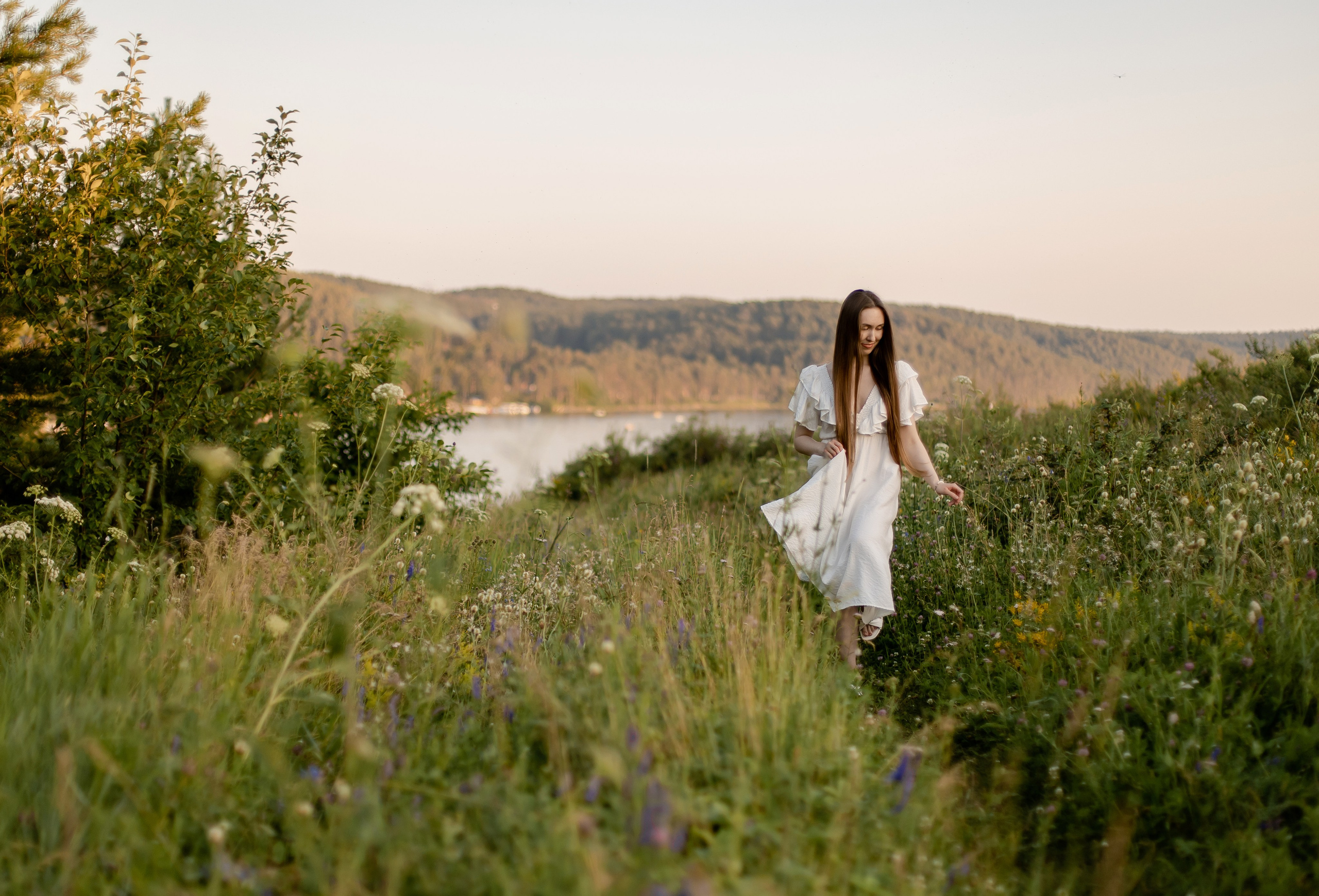 Анастасия, съёмка на закате. Свадебный и портретный фотограф в Миассе Филиппенко Дарья