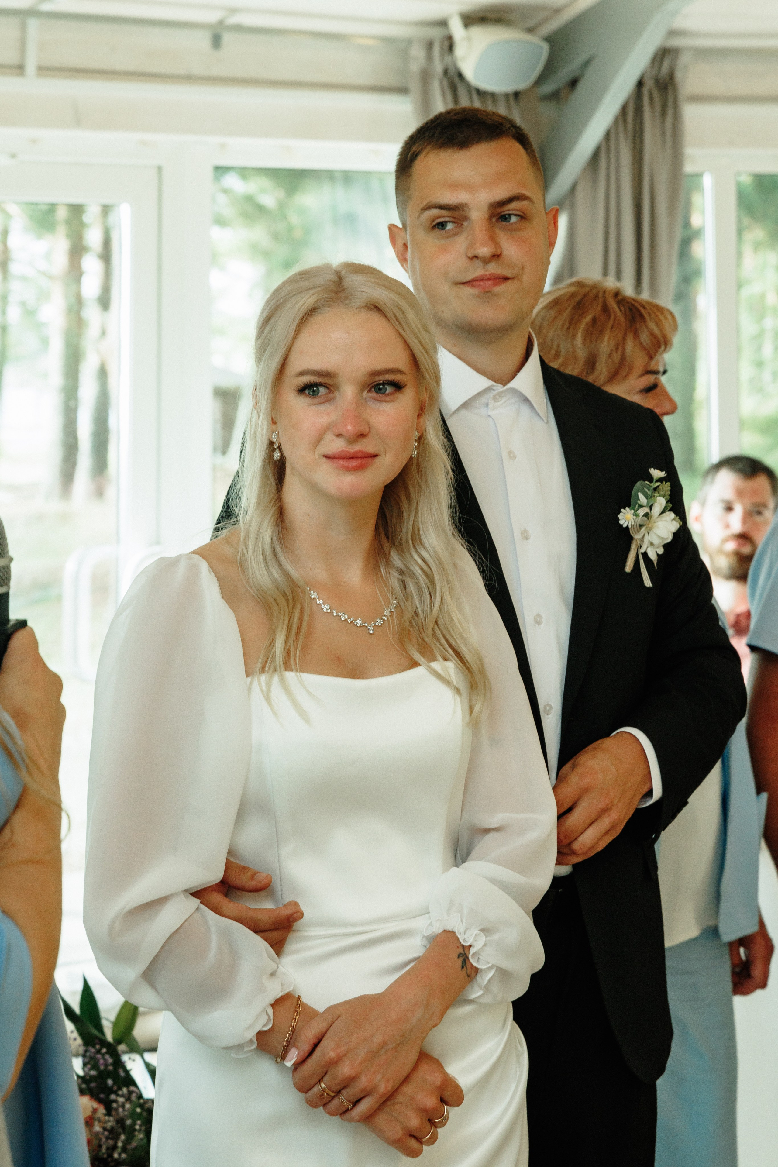 Максим и Ирина на базе Заостровье банкет. Свадебный и семейный фотограф в г. Волхов Алексей Кочерыжкин