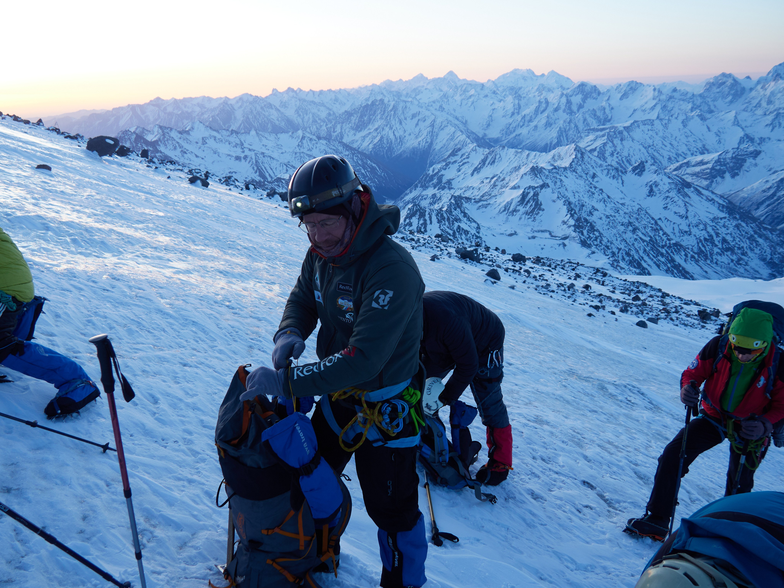 Фотограф на Эльбрусе