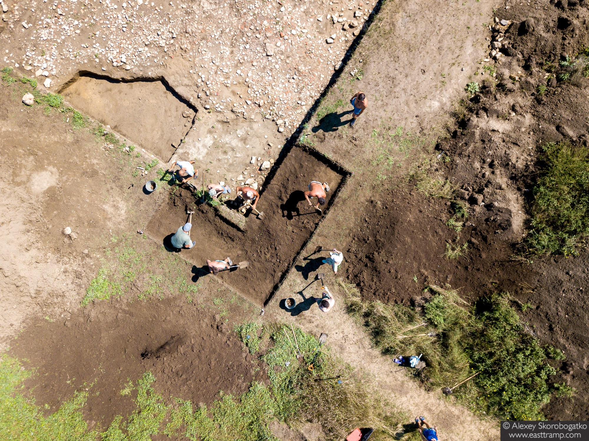 Археологические раскопки некрополя Кыз-Аул в Крыму. Фотограф Алексей Скоробогатько