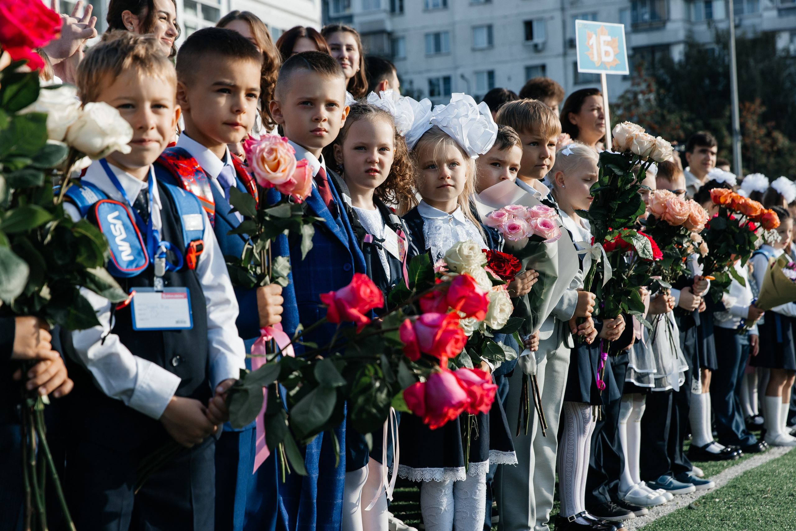 1 сентября 1 класс. Фотограф Москва Шептаев Артём