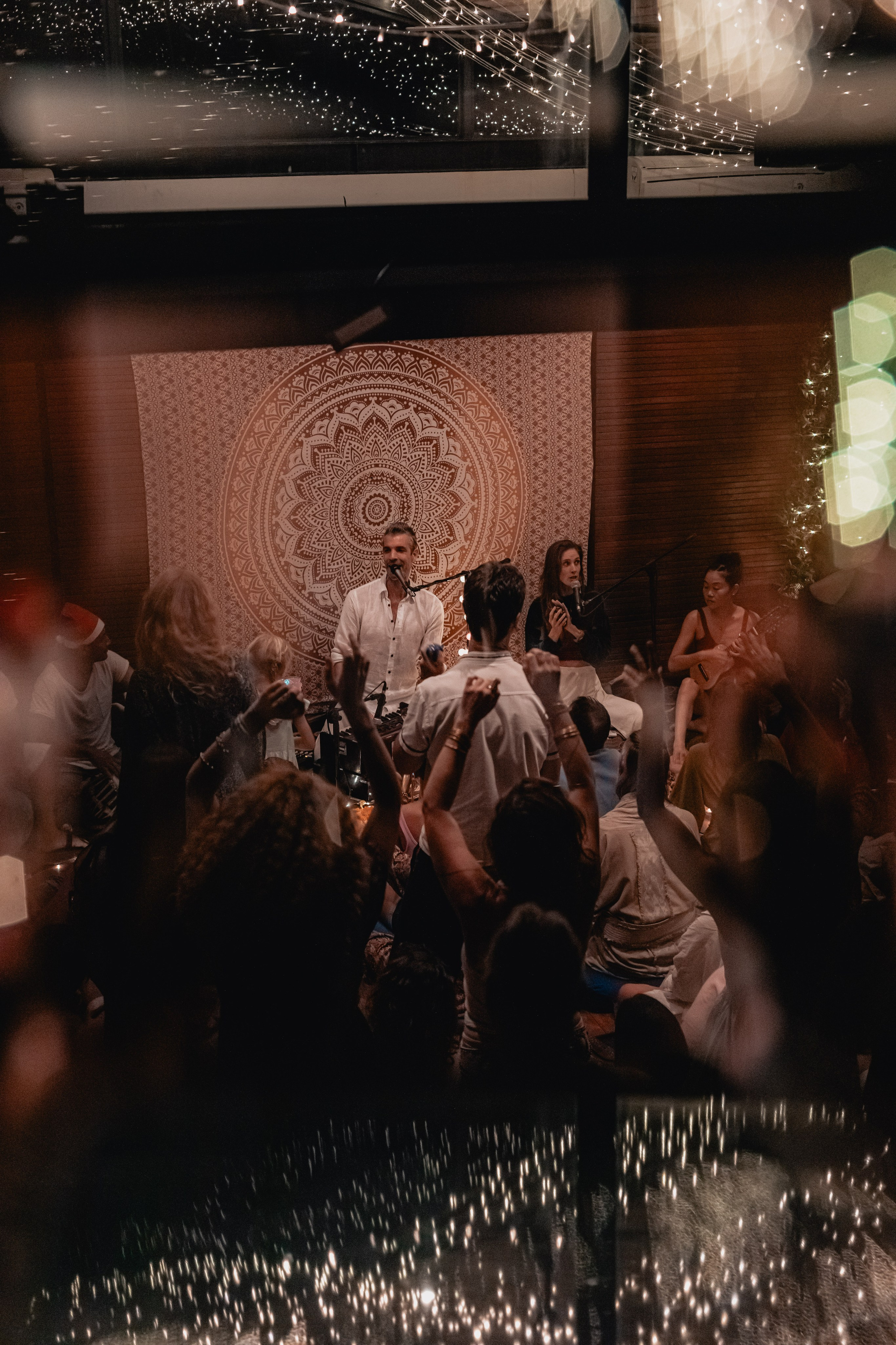 Christmas kirtan w Bhakti Bliss family. Mariam Bagdasaryan