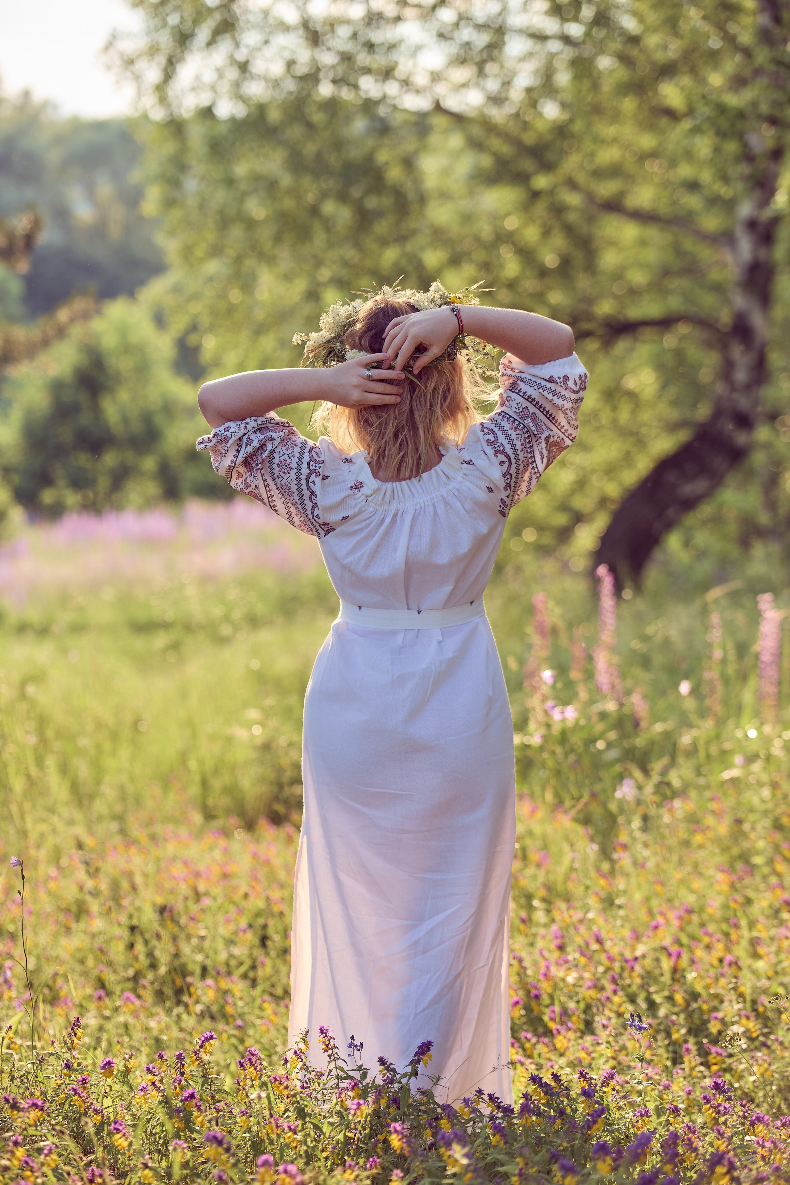 Фотосессия в роще для группы девушек. Фотограф в Дивеево