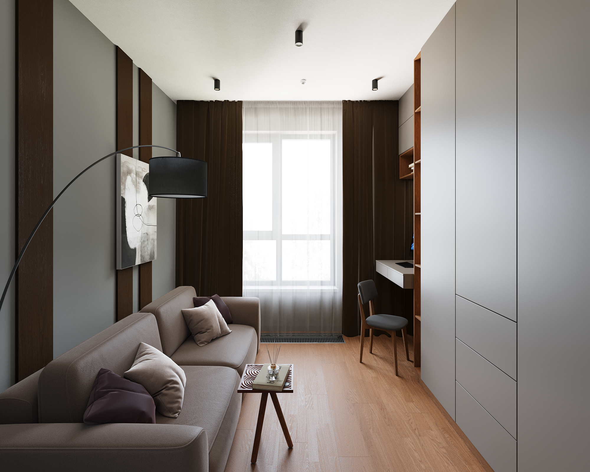 Квартира Сидней. 3D-визуализации