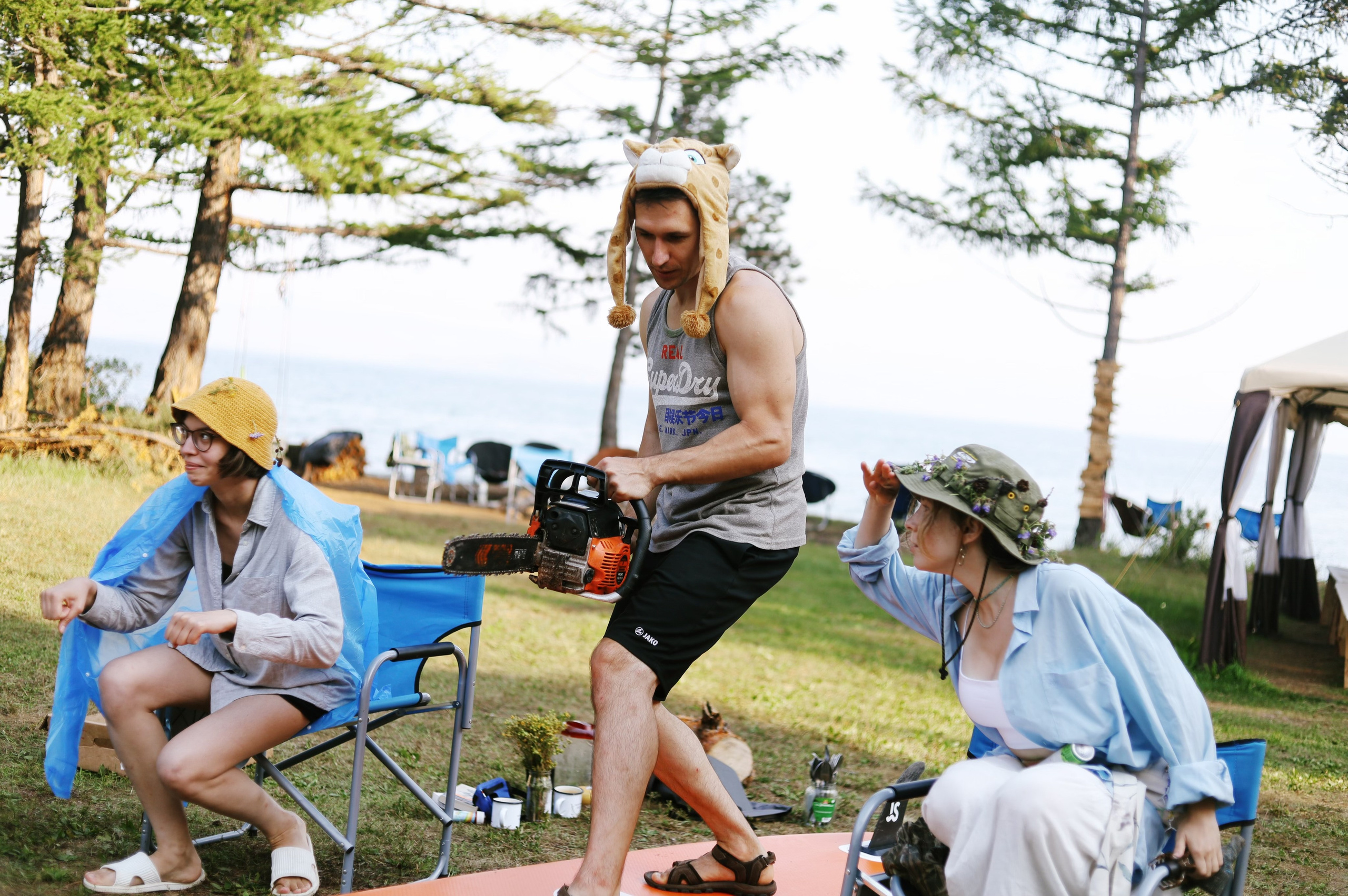 Лето 2024 / палатки. 1642 — первый лагерь для взрослых на Байкале