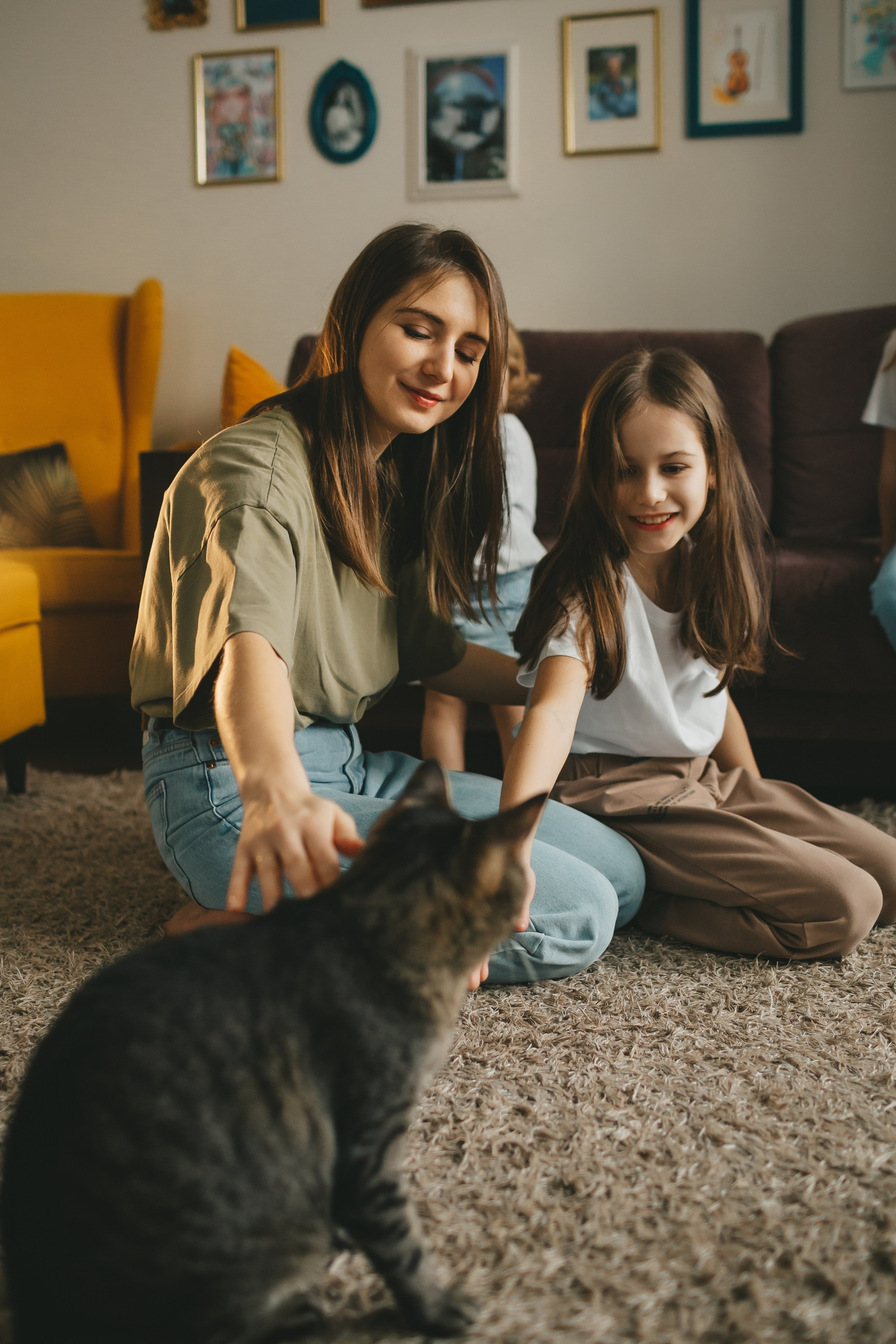 Семья Пети и Алёны (домашняя фотосессия). Семейный и детский фотограф и видеограф в Москве, Дрокина Наталья