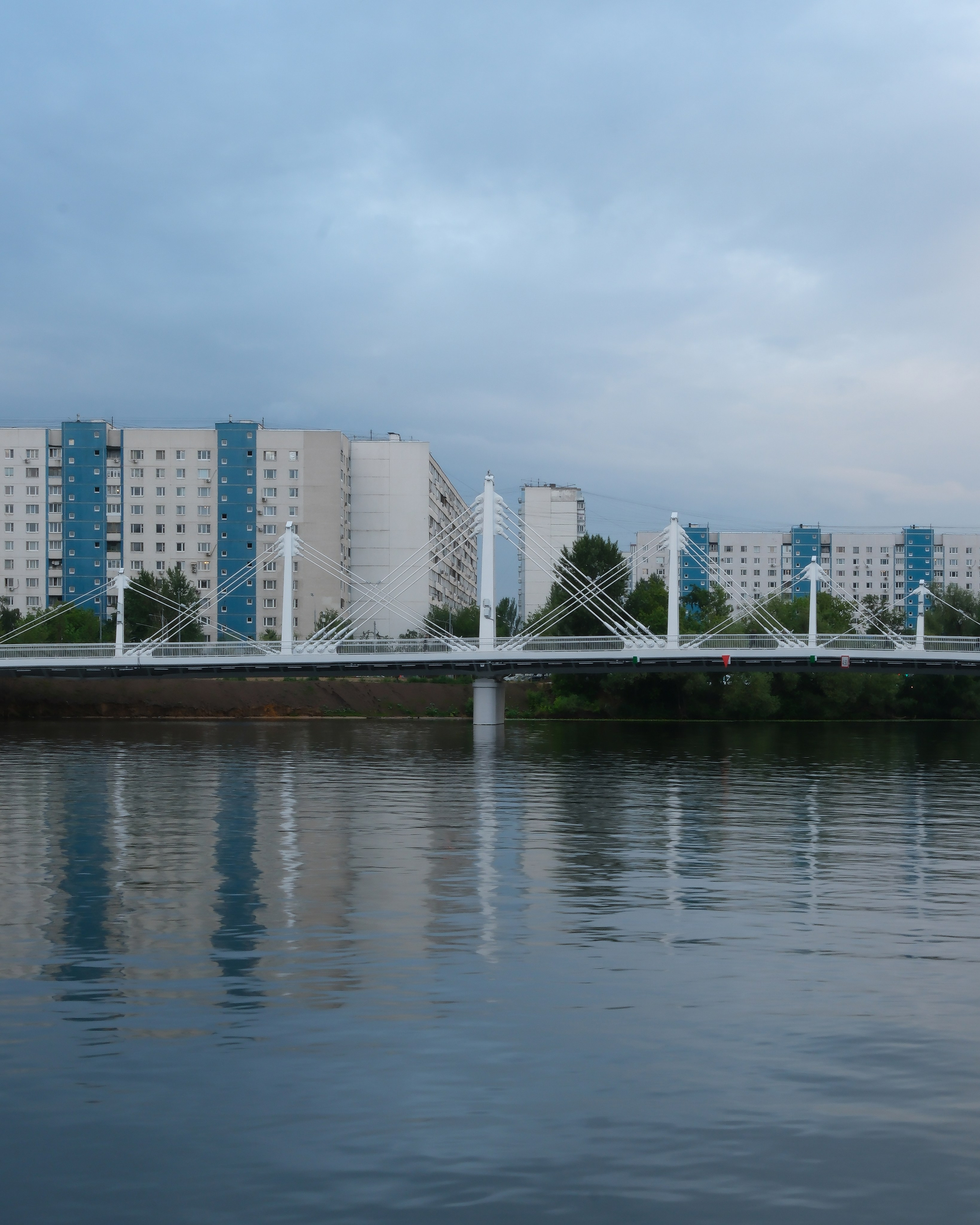 Мост через Нагатинский затон. Михаил Мулач | Архитектурный фотограф