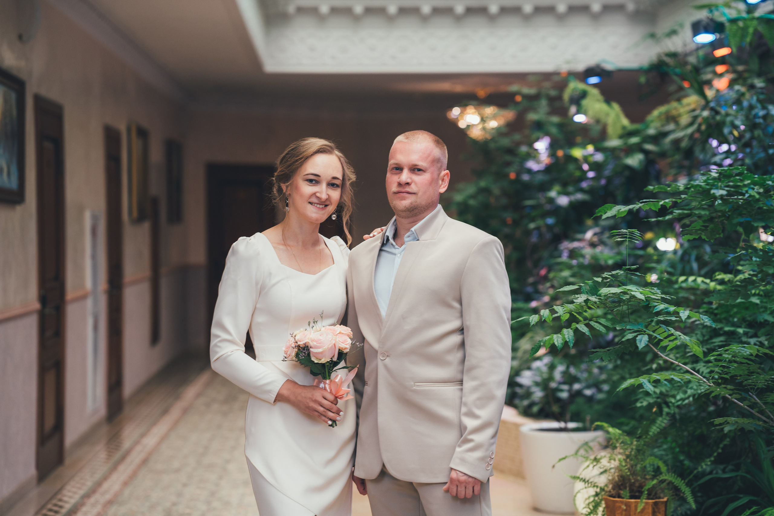 Ирина и Дмитрий, ЗАГС у Матроны Московской. Наталья Дукалова фотограф Щелково Королев Пушкино Москва Балашиха