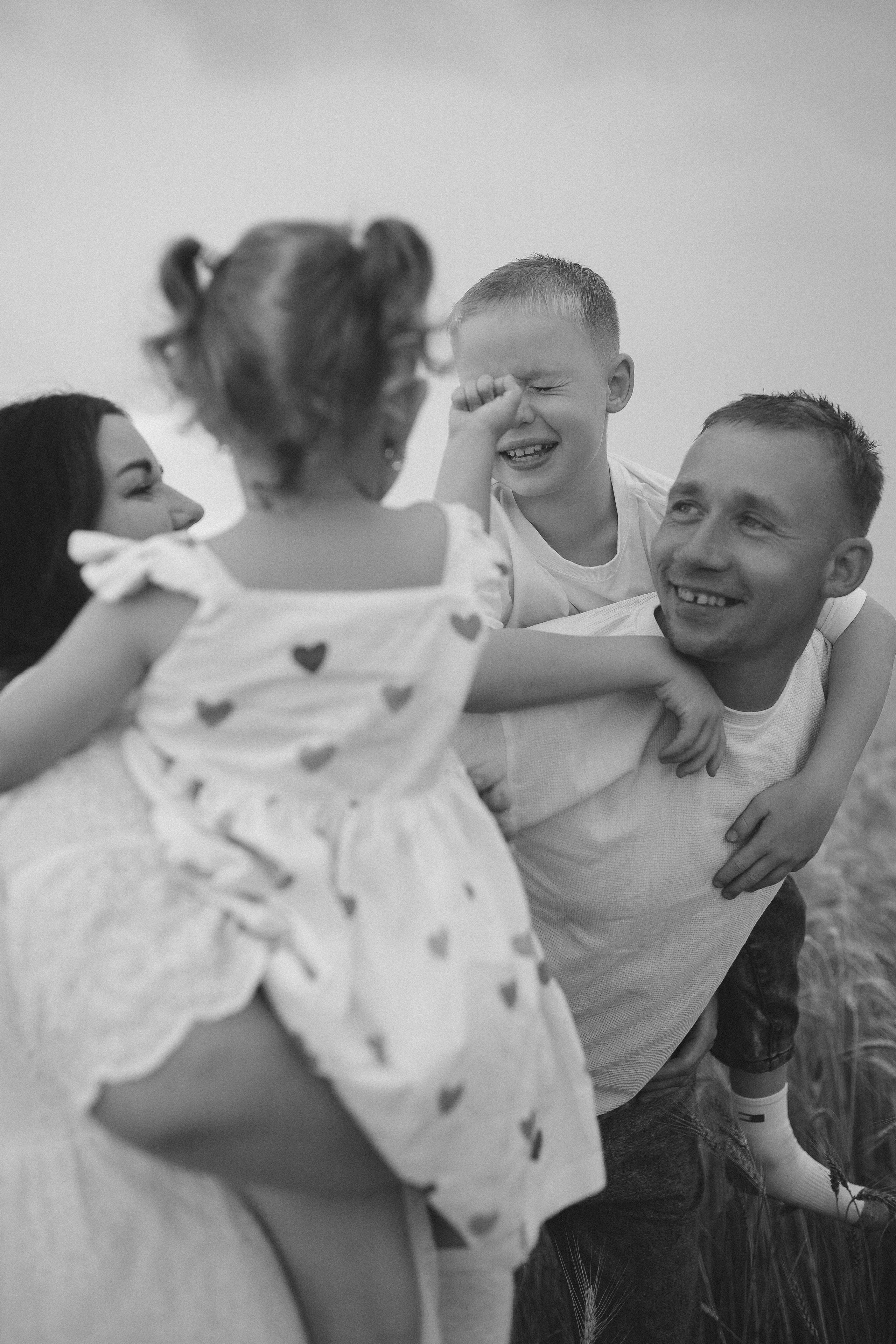 Семья Тани, Валеры, Саши и Маруси. Фотограф Самара Лена Мандарин