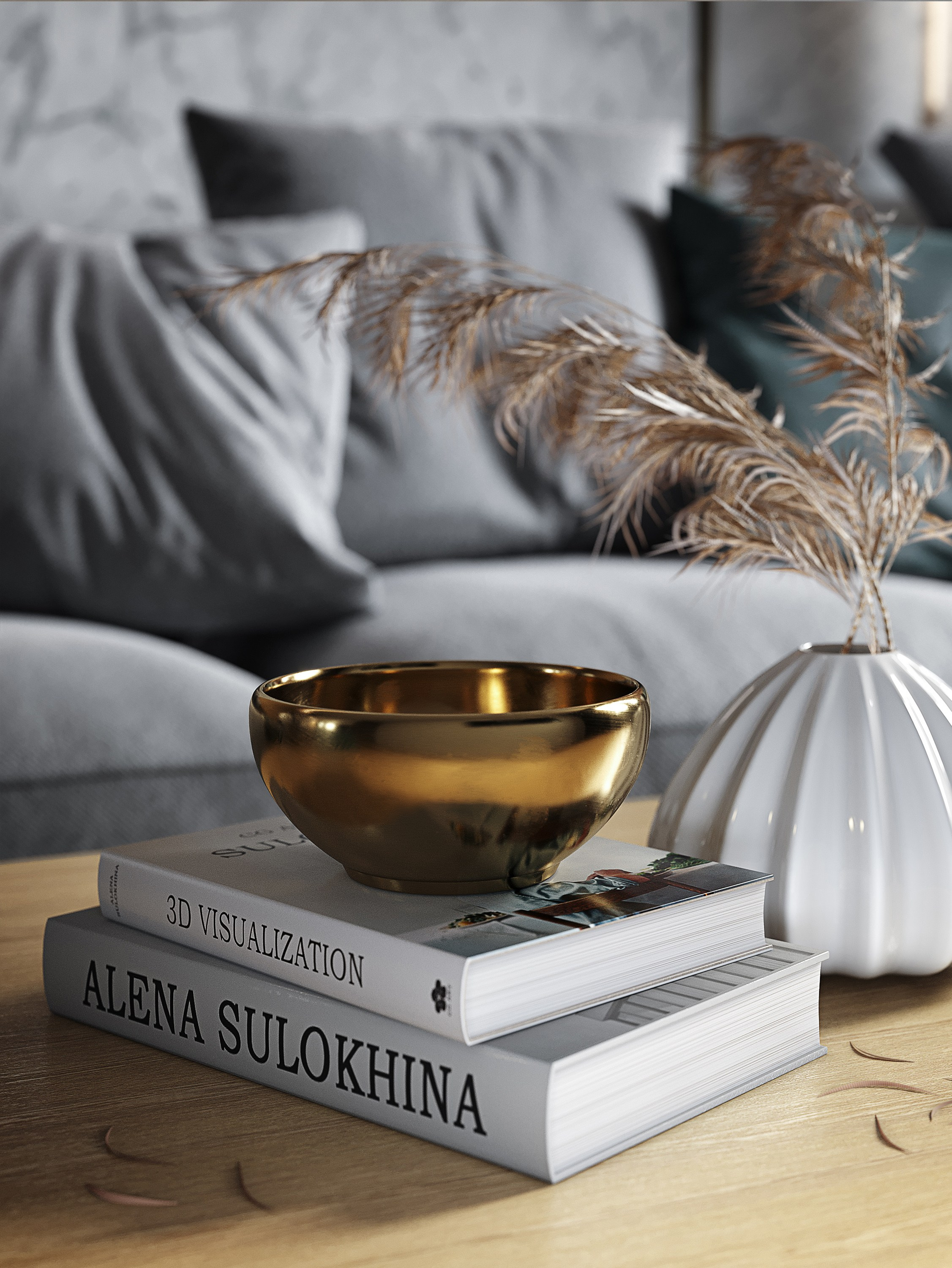 Living room. 3D-Визуализатор Алёна Сулохина