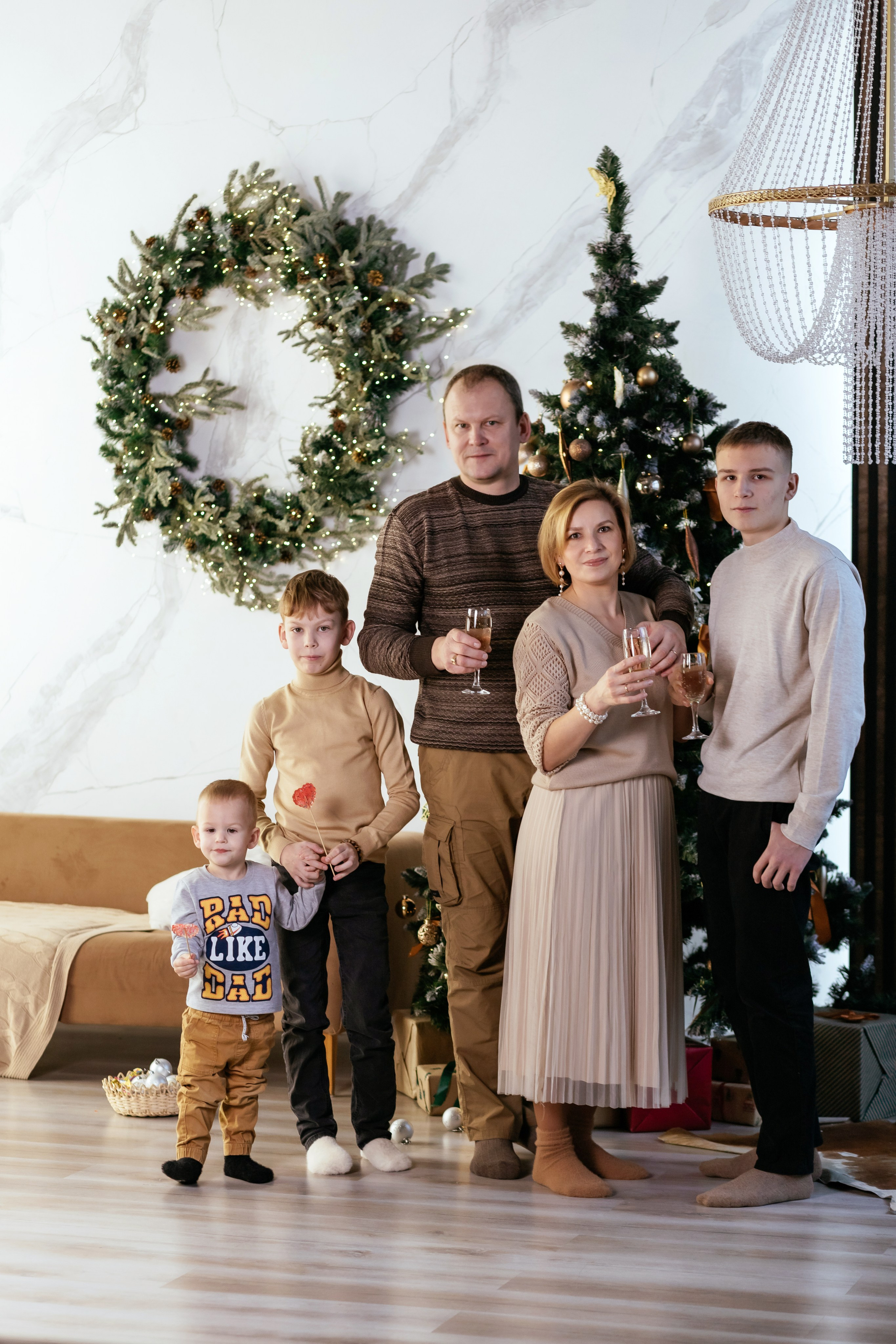 Новогодняя семейная съёмка. EtoStudio. Семейный фотограф в Минске Приболовец Светлана